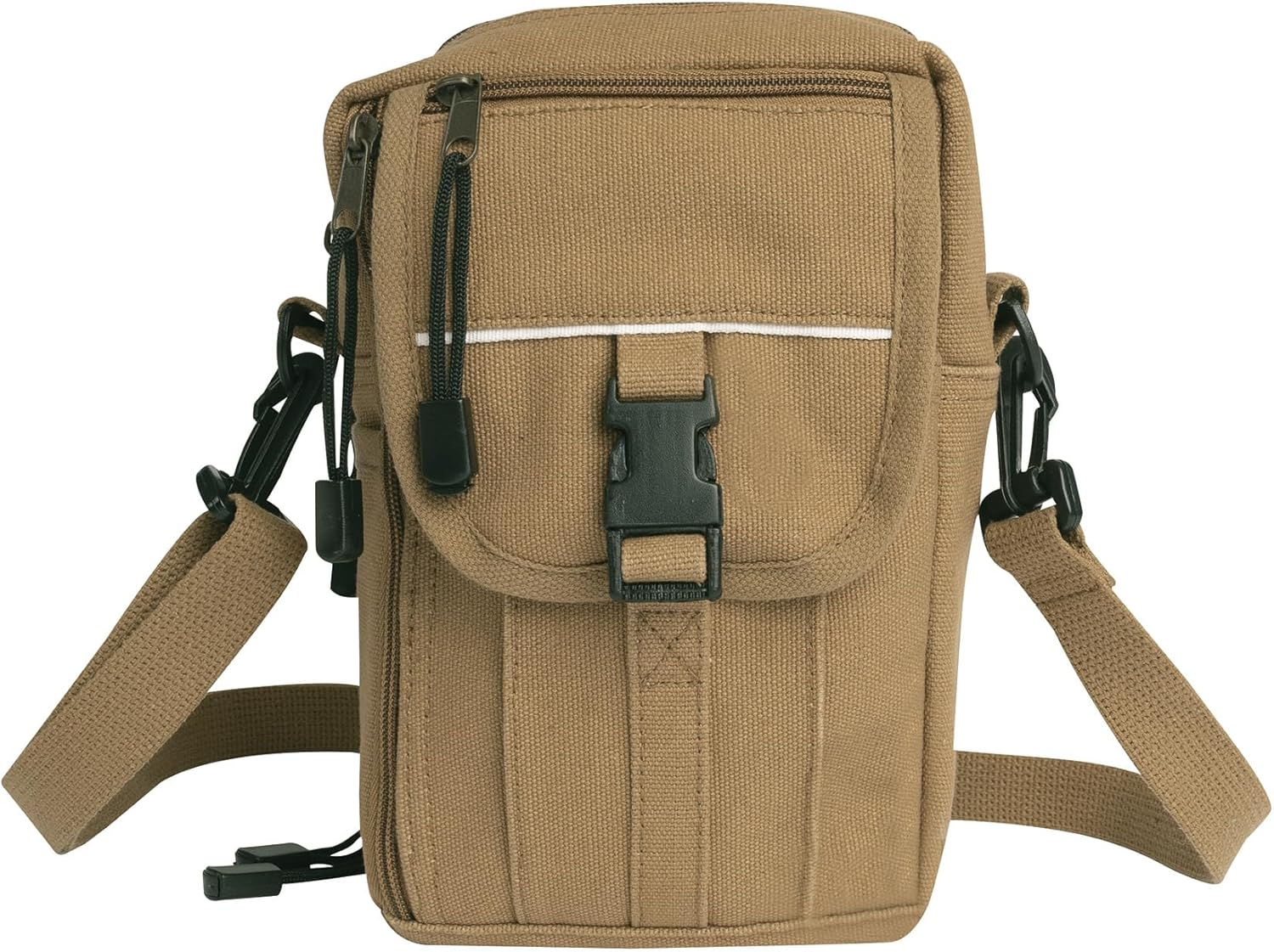 Rothco Heavyweight Canvas Classic Passport Travel Pouch Crossbody Bag