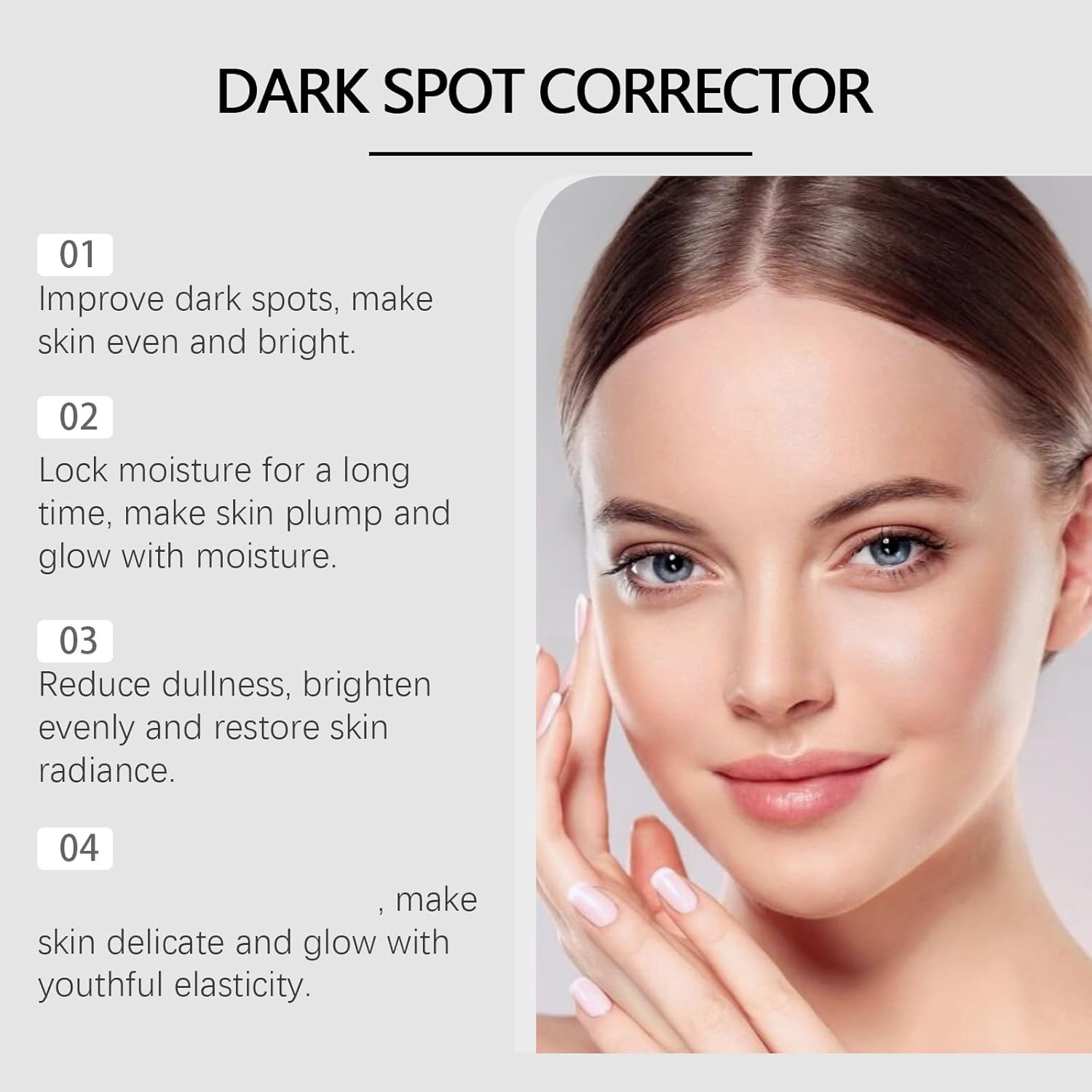 Dark Spot Corrector Serum &ndash; Natural Dark Spot Remover That Reduces Hyperpigmentation for All Skin Types, Reduce Sun Spots, Age Spots, Deeply Long-Lasting Erase for Face and Hands (03) image number 1