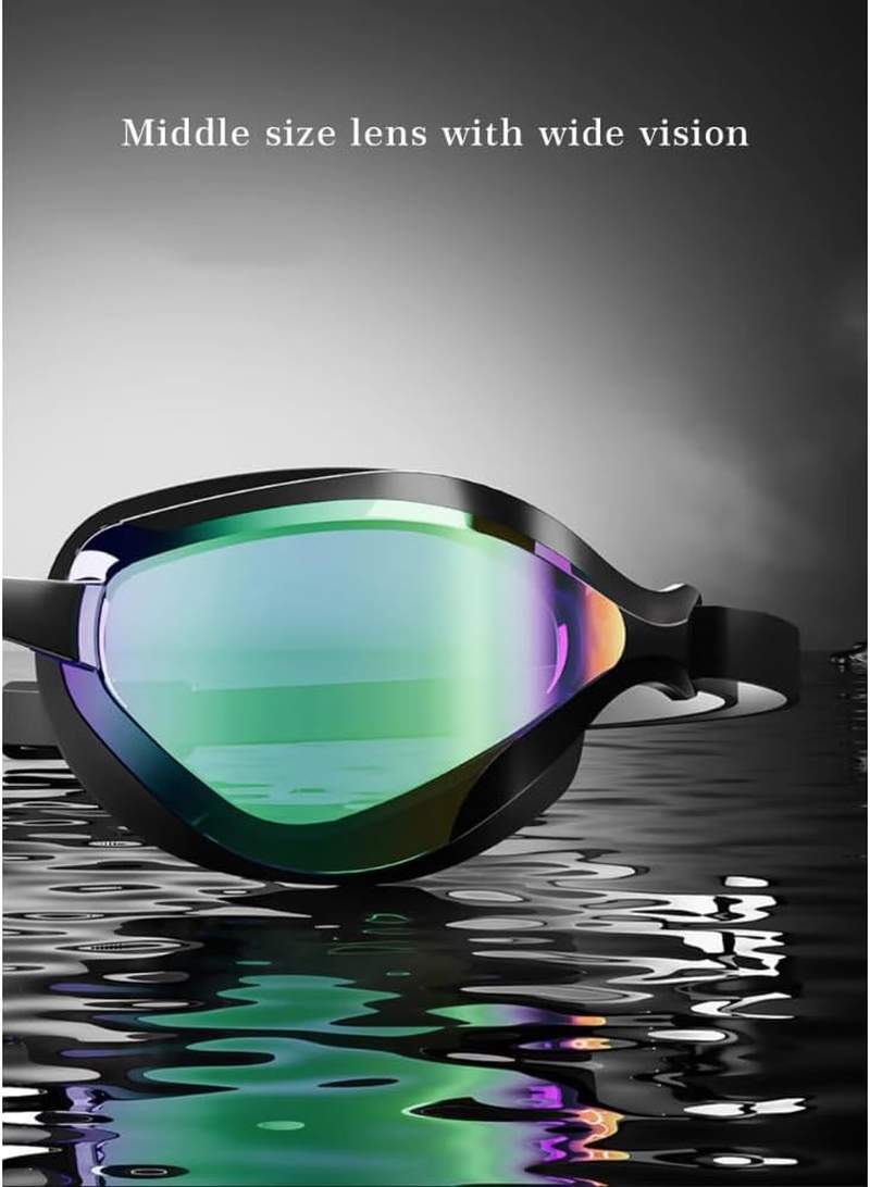 JEORGE Adult Racing Competition Swimming Triathlon Anti-Fog UV Protection Swim Goggles image number 2