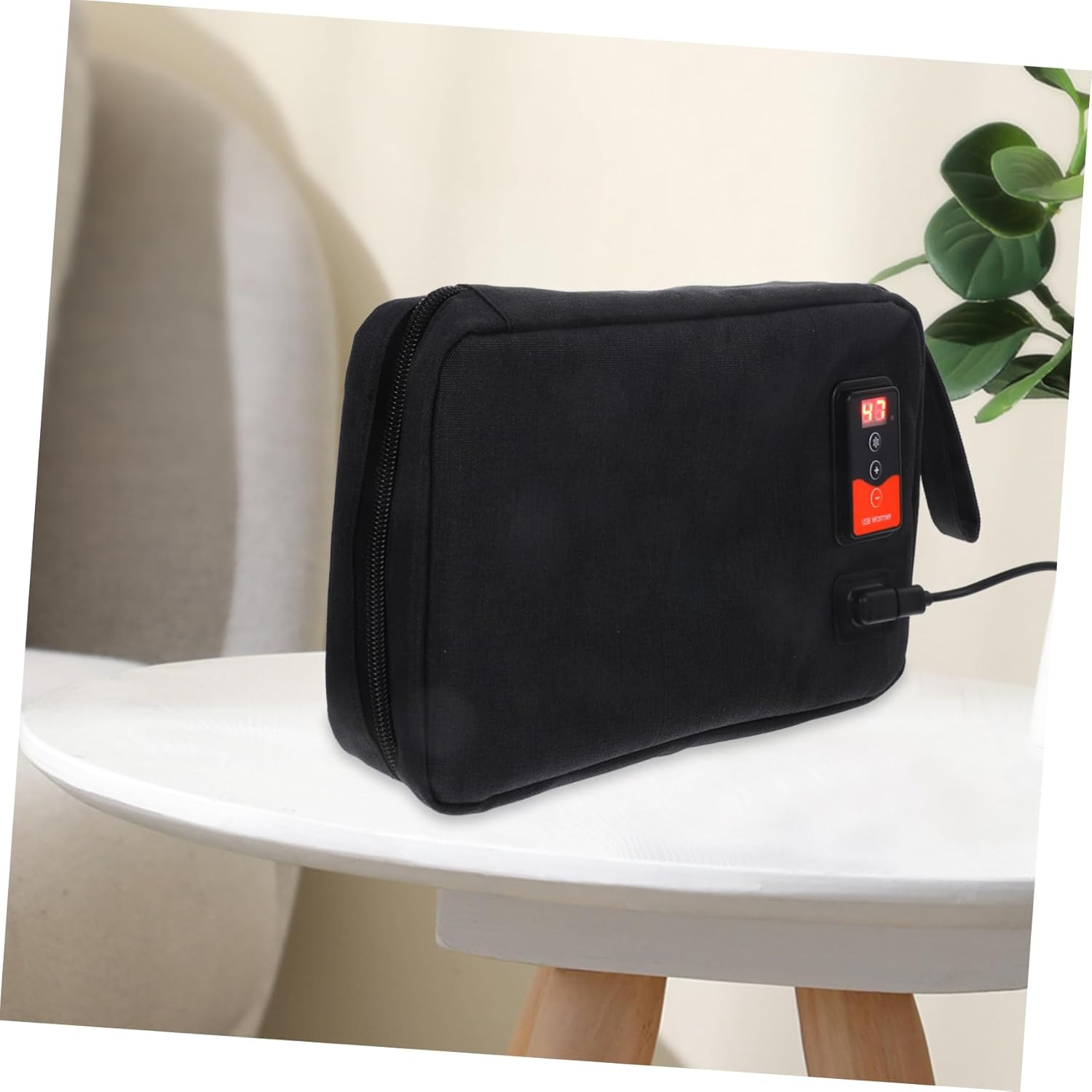 VICASKY USB Wet Tissue Heater Wipe Warmer Dispenser for Care Portable Home Use Adjustable Temperature for Skin Care Products image number 2