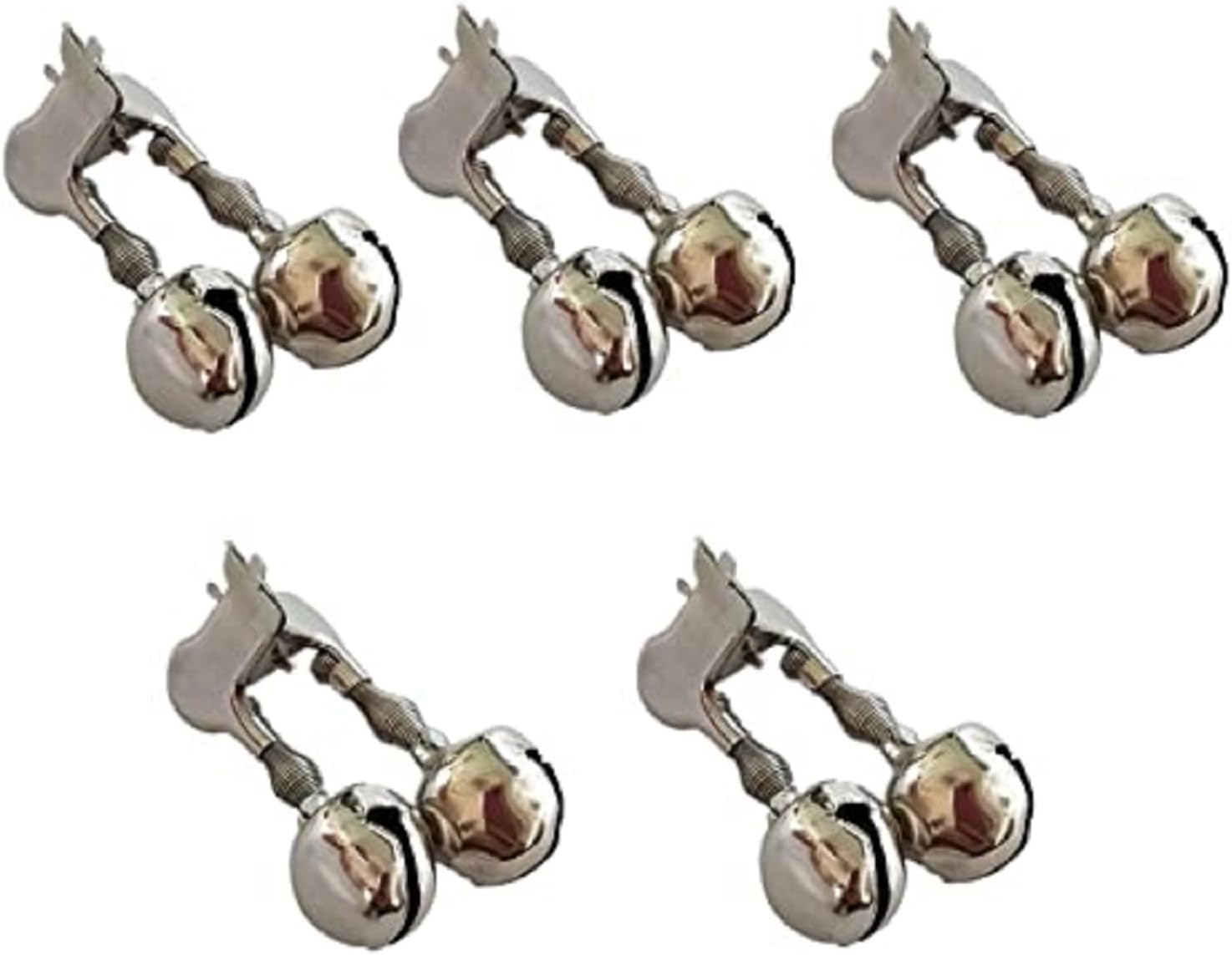 YIUIRUOI 5 Pieces of Iron Clamp Rivet Bells, Fishing Alarm, Sea Fishing Night Fishing Rod Alarm image number 4