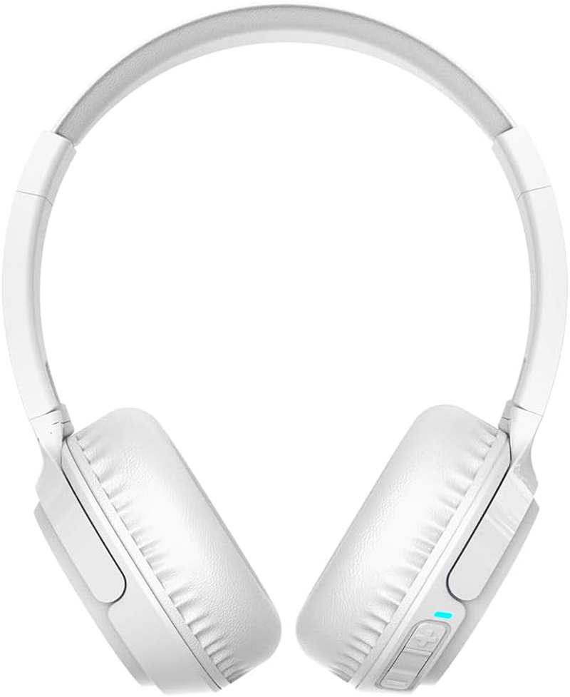 SPC Heron 2 Studio Wireless Bluetooth Headphones | ECO | 50 Hours Battery Life | Two Simultaneous Connections | Built-In Microphone | Adjustable and Foldable White Recycled Plastic image number 1