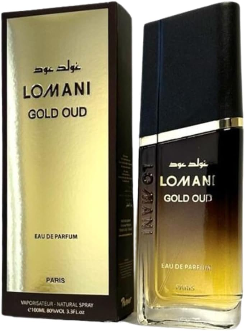 Gold Oud by Lomani for Men - 3.3 Oz EDP Spray