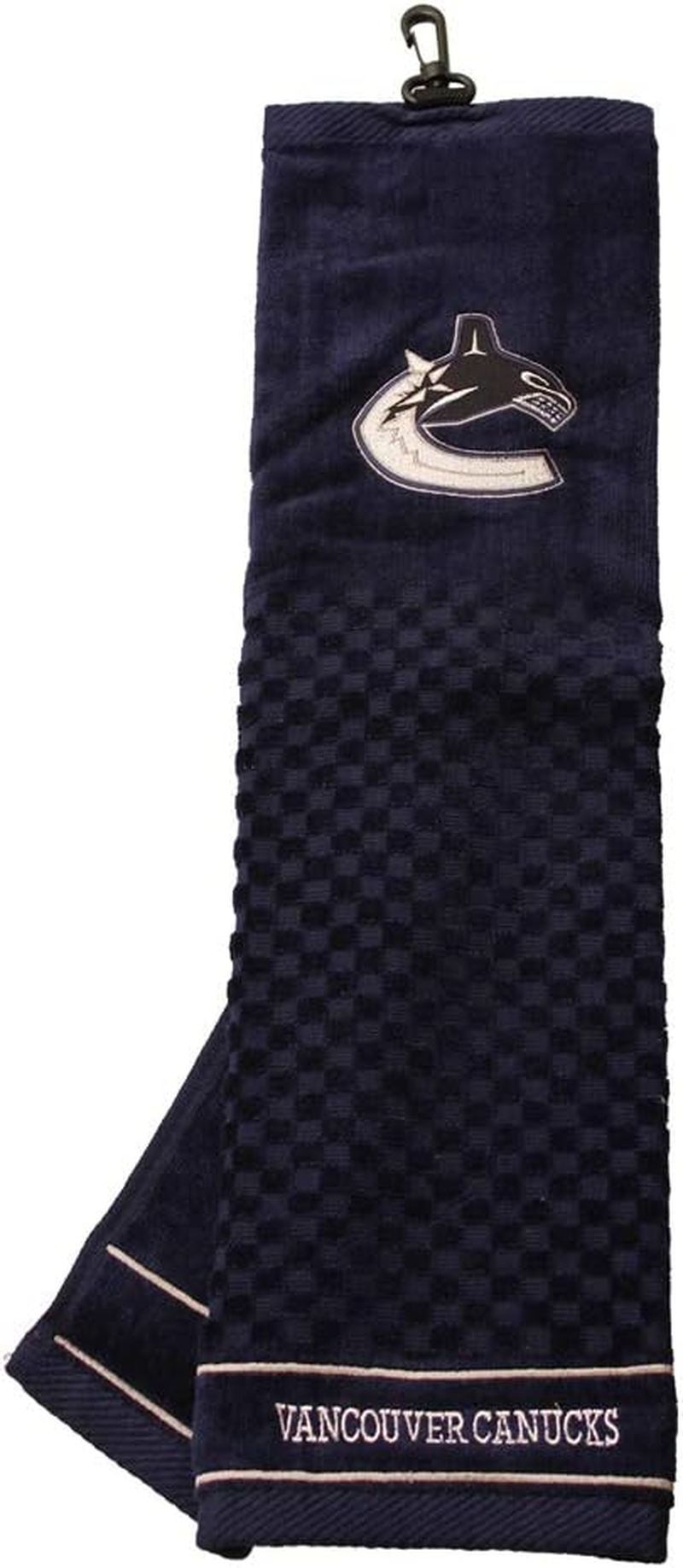 Team Golf NHL Embroidered Golf Towel, Checkered Scrubber Design, Embroidered Logo image number 5