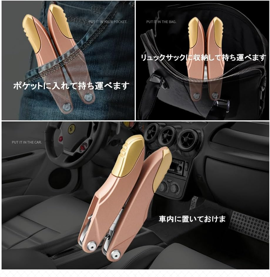 GAROGYI Toenail Clippers for Thick Nails, Folding Design Toenail Clippers, 3 in 1 Toenail Clippers, Easy to Carry and Store, Foldable and Durable Toenail Clippers for Men and Women (Rose&Pink) image number 1