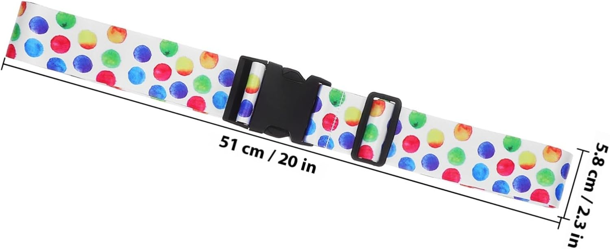 CLISPEED Adjustable Lockable Luggage Strap Polyester Suitcase Belt for Travel with Strong Stitching Security Band Suitable for Various Suitcases and Bags image number 5