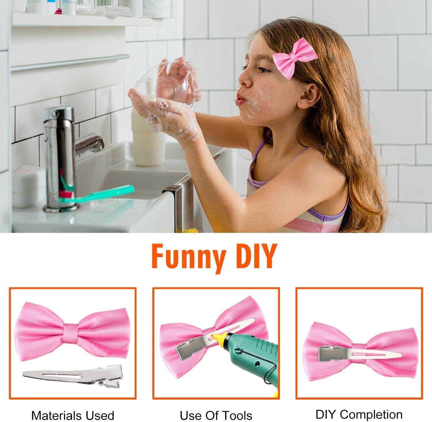 40 Pieces Pony Crocodile Hair Clips, Classic Silver Metal Clips, Simple and Fashionable Hair Accessories, Firm and Non-Sliding and Women'S Hairstyle Decoration image number 4