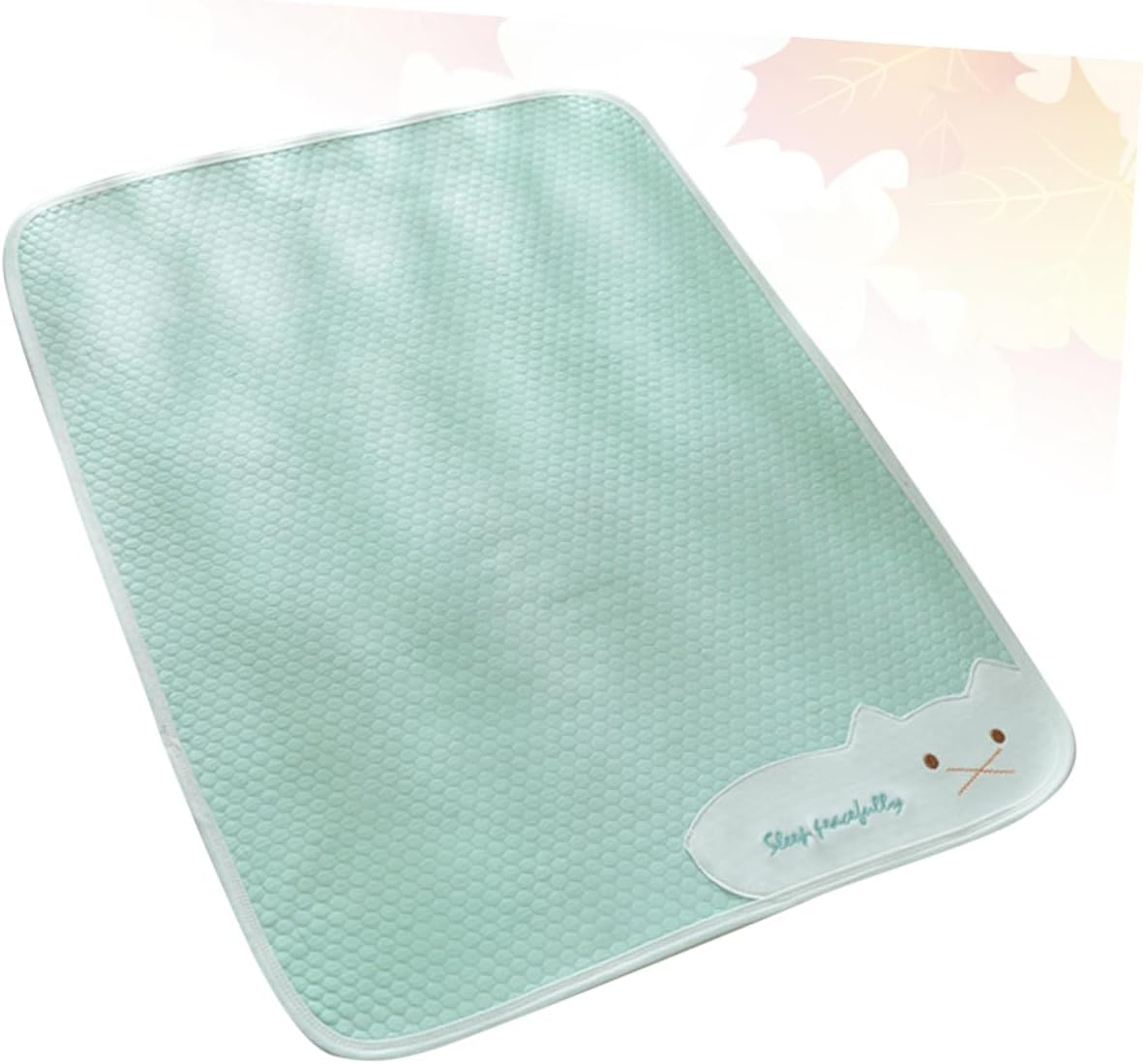 Sleeping Cotton Pad Diapers Washable Nappy Mattress Protector Foam Play Mat Foam Mats Waterproof Mat for Waterproof Sleeping Pad Portable Mat Light Green ORFOFE image number 3