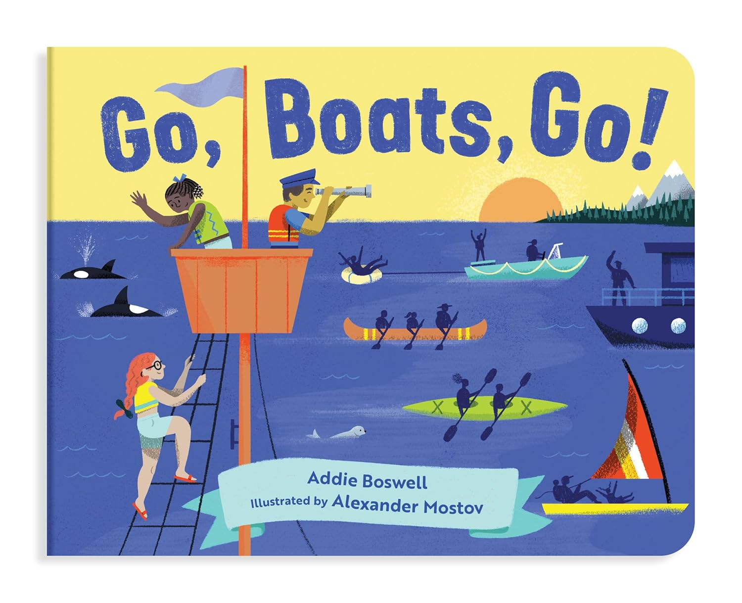 Go, Boats, Go!: Stocking Stuffer for Babies and Toddlers image number 3