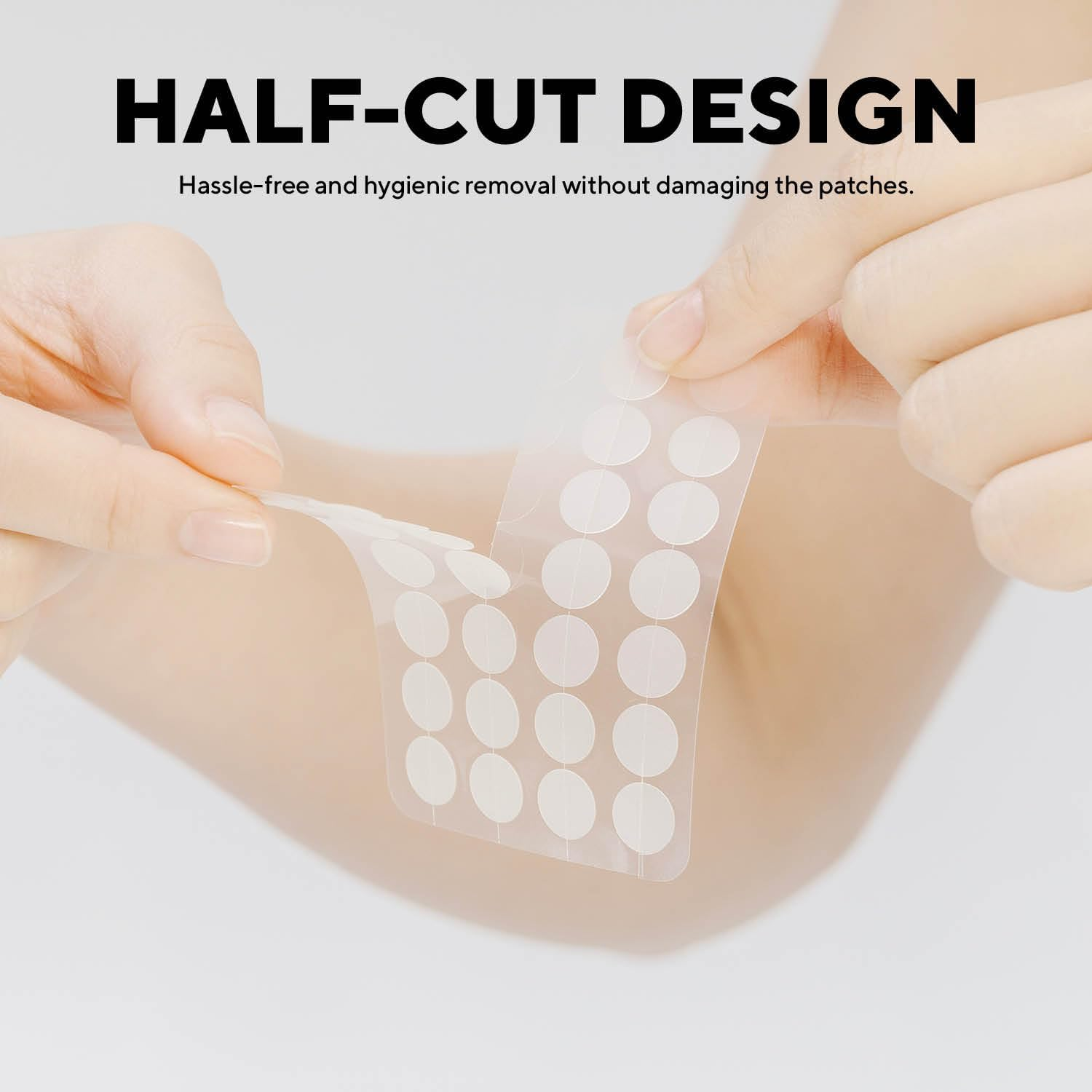 Pimple Patches, 2 Size Hydrocolloid Acne Patch for Zits and Blemishes, Bakuchiol & Aloe Vera, Korean Skin Care, Hassle Free Use &ndash; Dermatology Tested image number 2