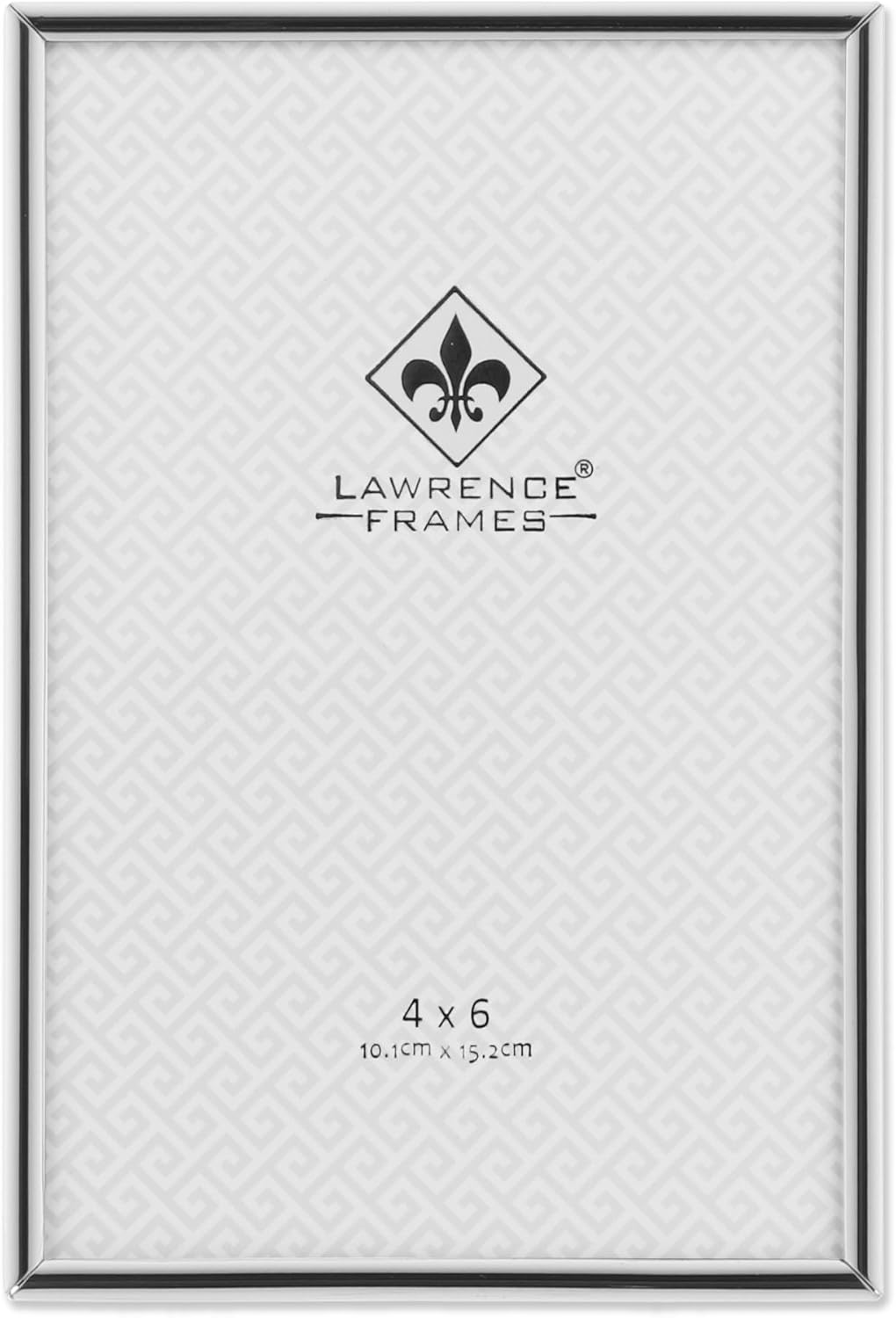 Lawrence Frames Simply Metal Picture Frame, 4 by 6-Inch, Silver image number 6