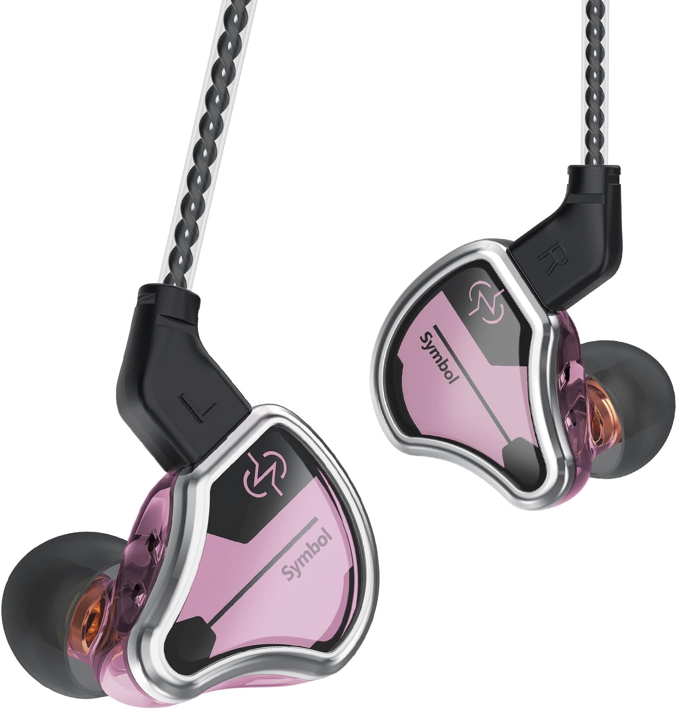 Keephifi CCZ BC02 IEM Headphones in Ear Monitor Wired Dynamic Driver Bass Wired Earbuds Professional Hifi Headphones Stereo Sound IEM Earphones for Singers Musicians