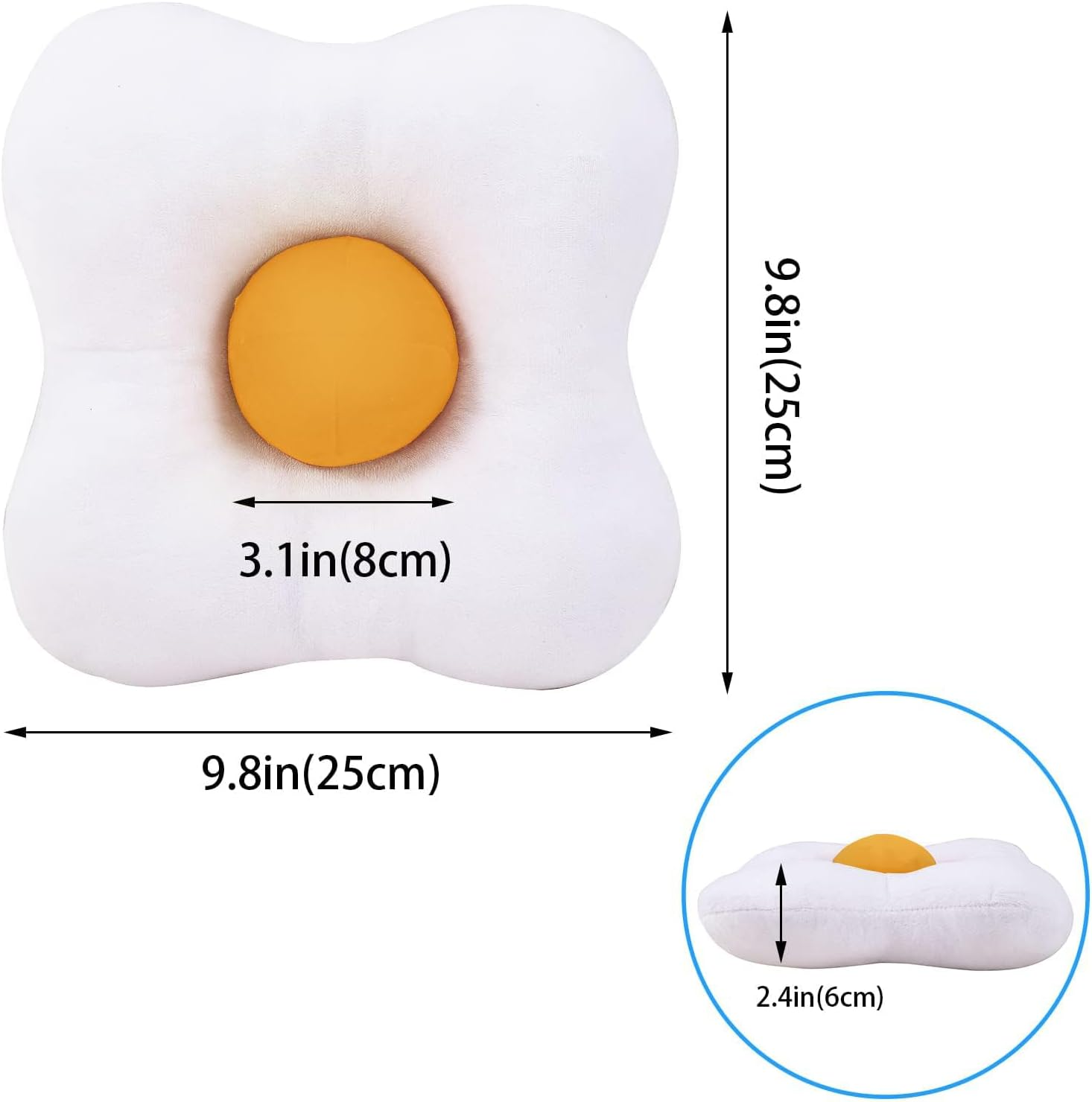 Ear Piercing Pillow, Donut Pillow for Side Sleepers, Surgery Recovery & Piercing Pillow with Hole for Pain & Pressure Relief, Soft Contoured Ear Protection Cushion image number 2