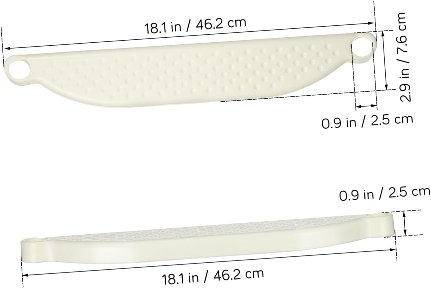 Abaodam Highchair Footrest Attachment Sturdy Plastic Replacement Footstool for Desk and Dining Chair Wide Platform Support for Growing Comfort and Stability image number 3