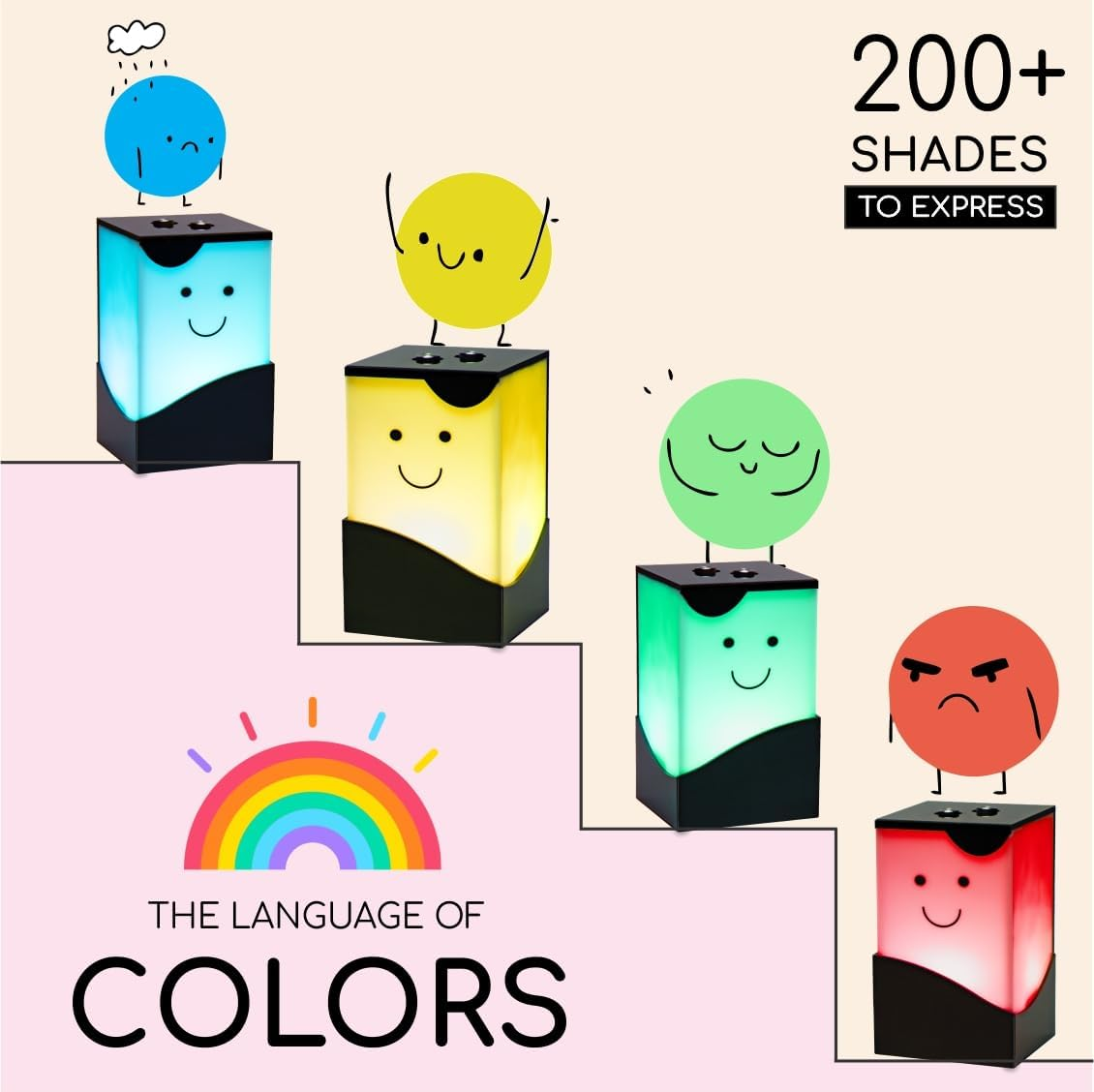 Telepathy Lamp &ndash; Touch One, Another Lights up No Matter the Distance | Set of 2 Long Distance Friendship Lamp (Toddlers) - Set Of 6 image number 3