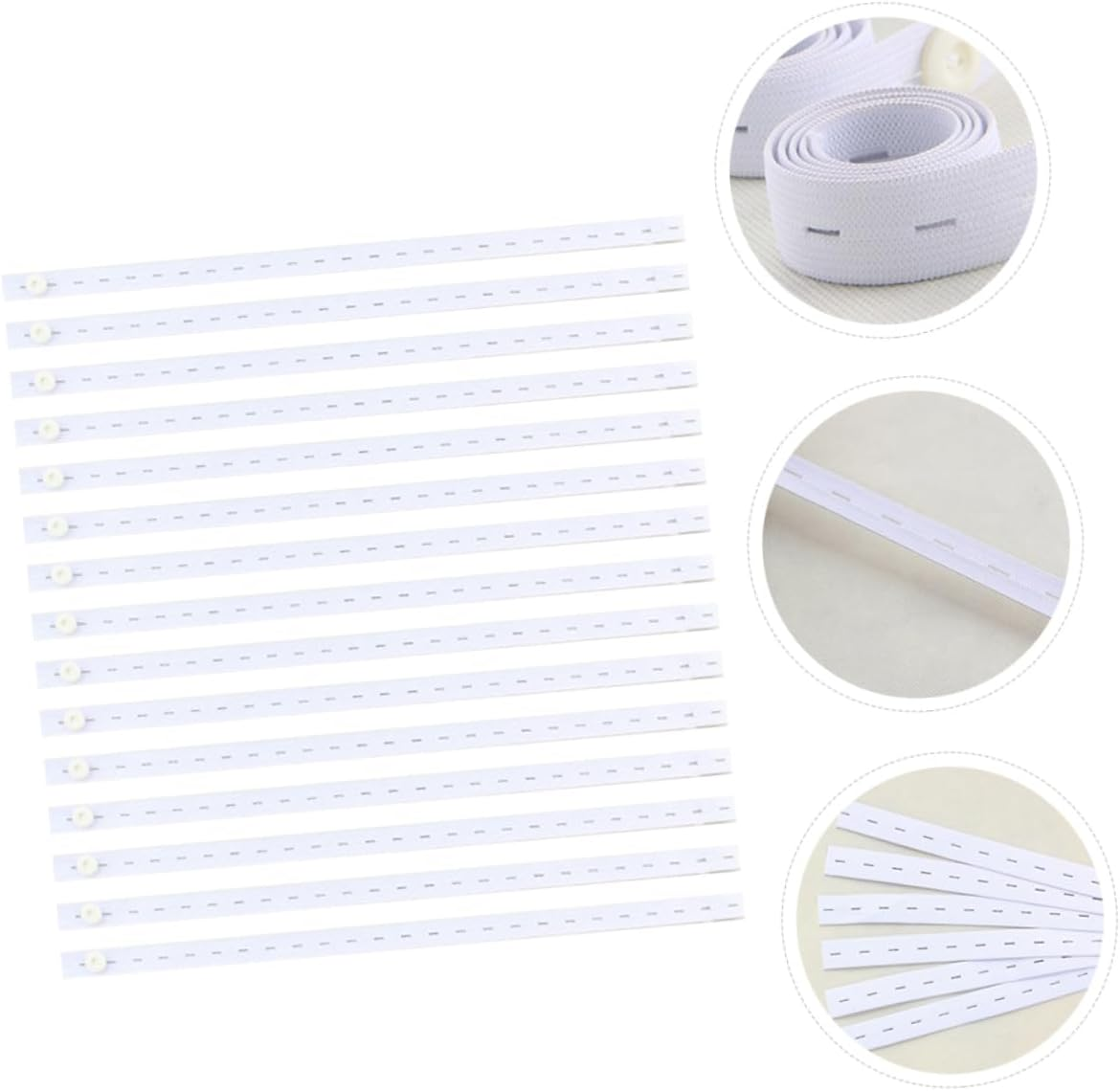 15Pcs Diaper Fastener Elastic Diaper Buckles for Newborn Nappy Belt Fixed Buckle image number 2