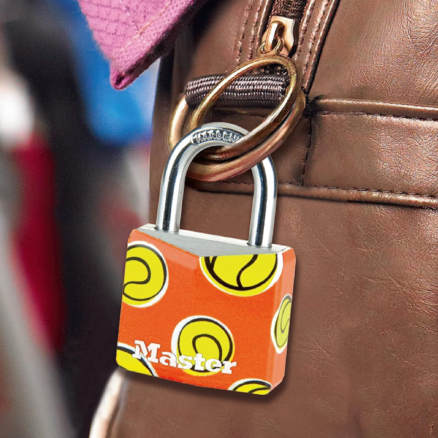 Master Lock 4-Pack of 30Mm Small Padlocks - Sports Designs - Solid Aluminum Locking Padlocks - 30Mm Wide Bodies - Perfect Gym Padlock