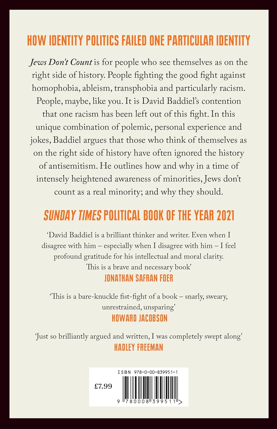 Jews Don'T Count: Sunday Times Paperbacks of the Year 2022 image number 6