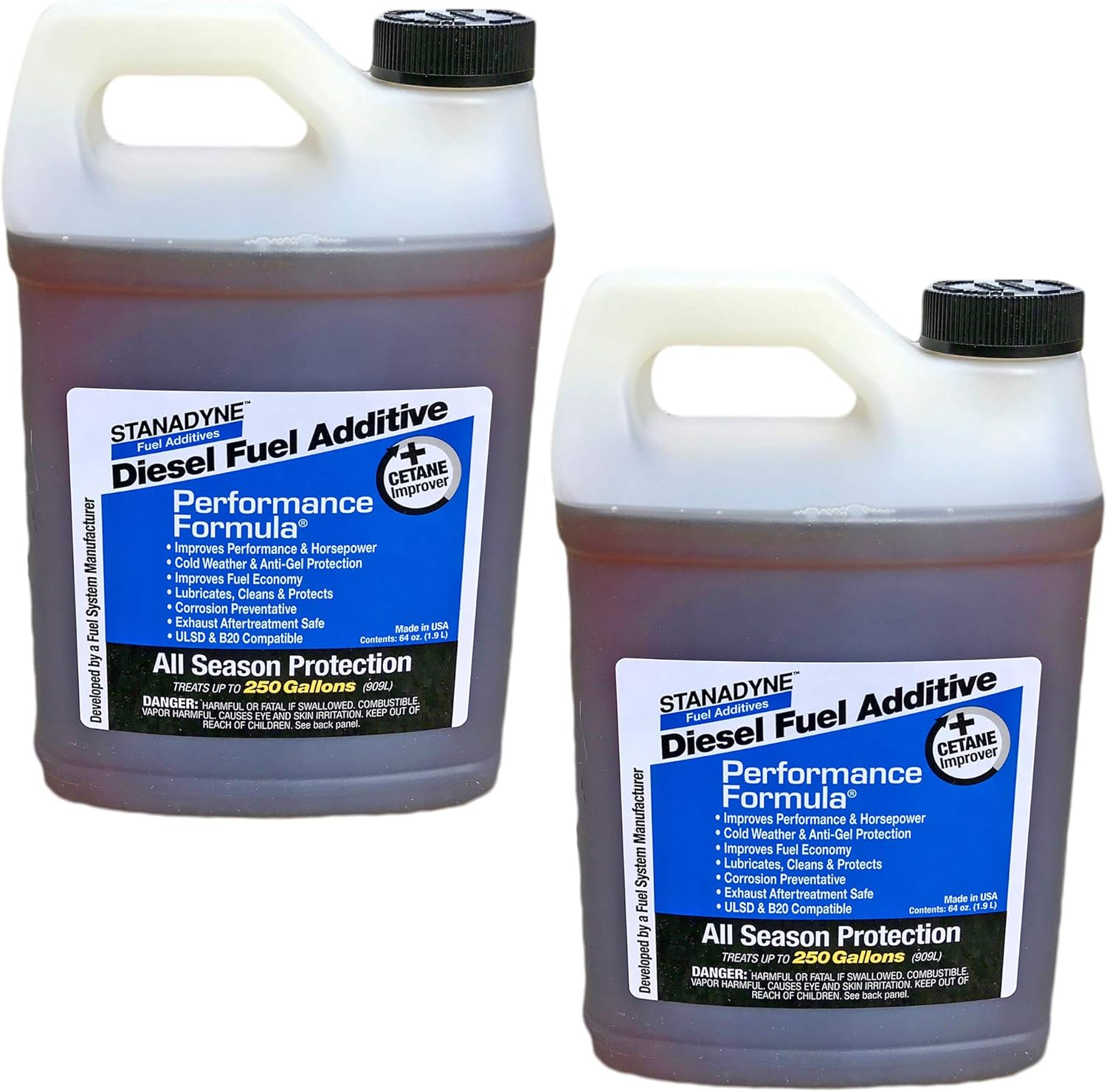 Stanadyne Performance Formula Diesel Fuel Additive 2 Pack of 1/2 Gallon Jugs - Part # 38566 image number 6