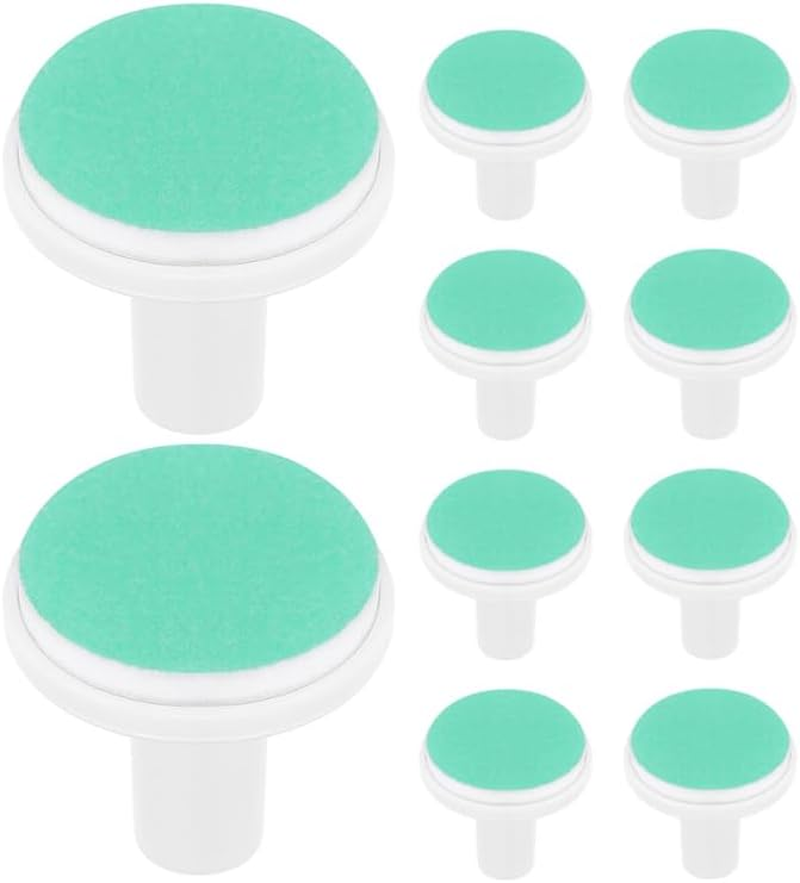 FOMIYES 10Pcs Baby Nail Grinding Heads Replacement Pads for Electric Nail Trimmers Portable Safe Gentle Buffing for Infant Care