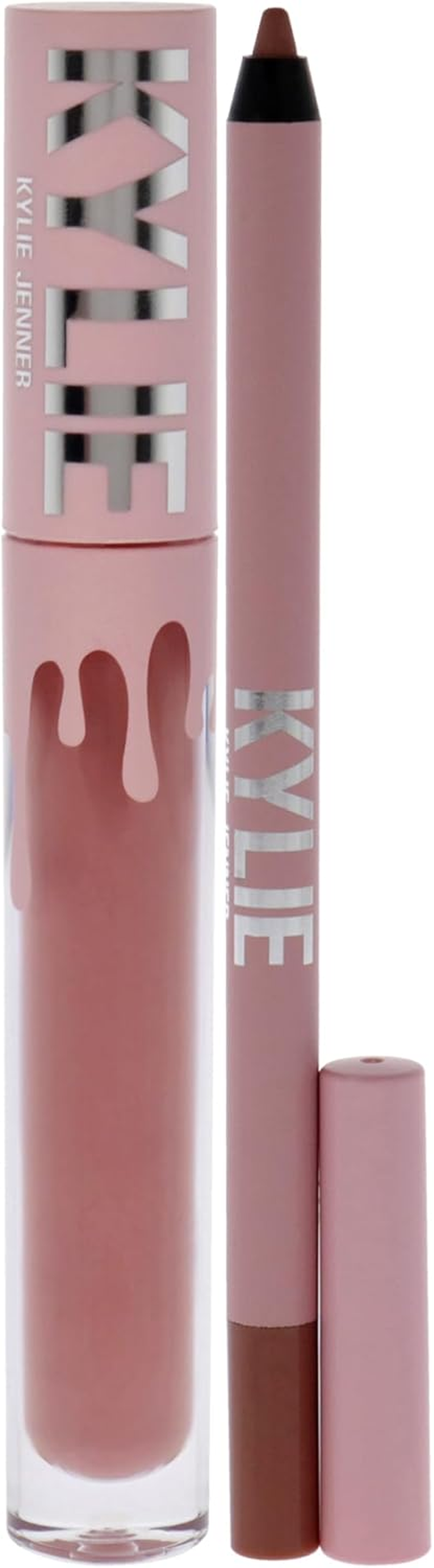 Kylie Cosmetics Velvet Lip Kit - 700 Bare for Women 2 Pc 0.10Oz Velvet Liquid Lipstick, 0.039Oz Lip Liner image number 4