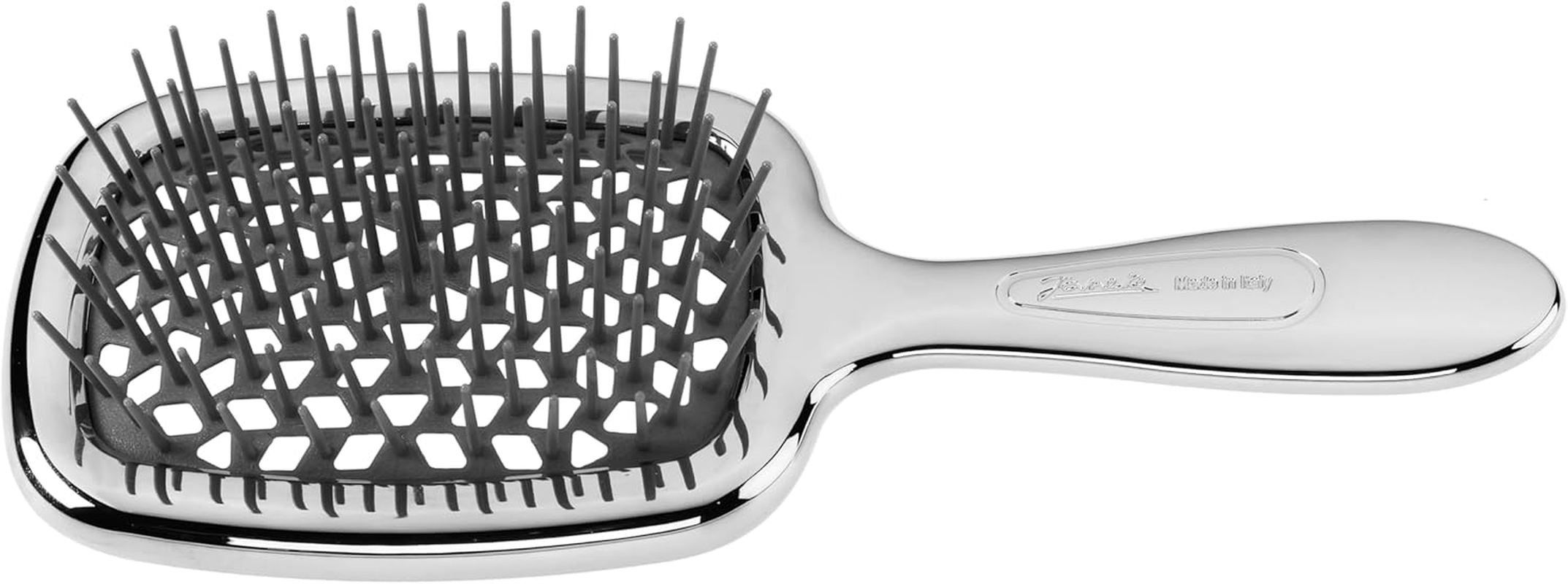 J&auml;neke Superbrush Silver Grey Curl Brush 55G