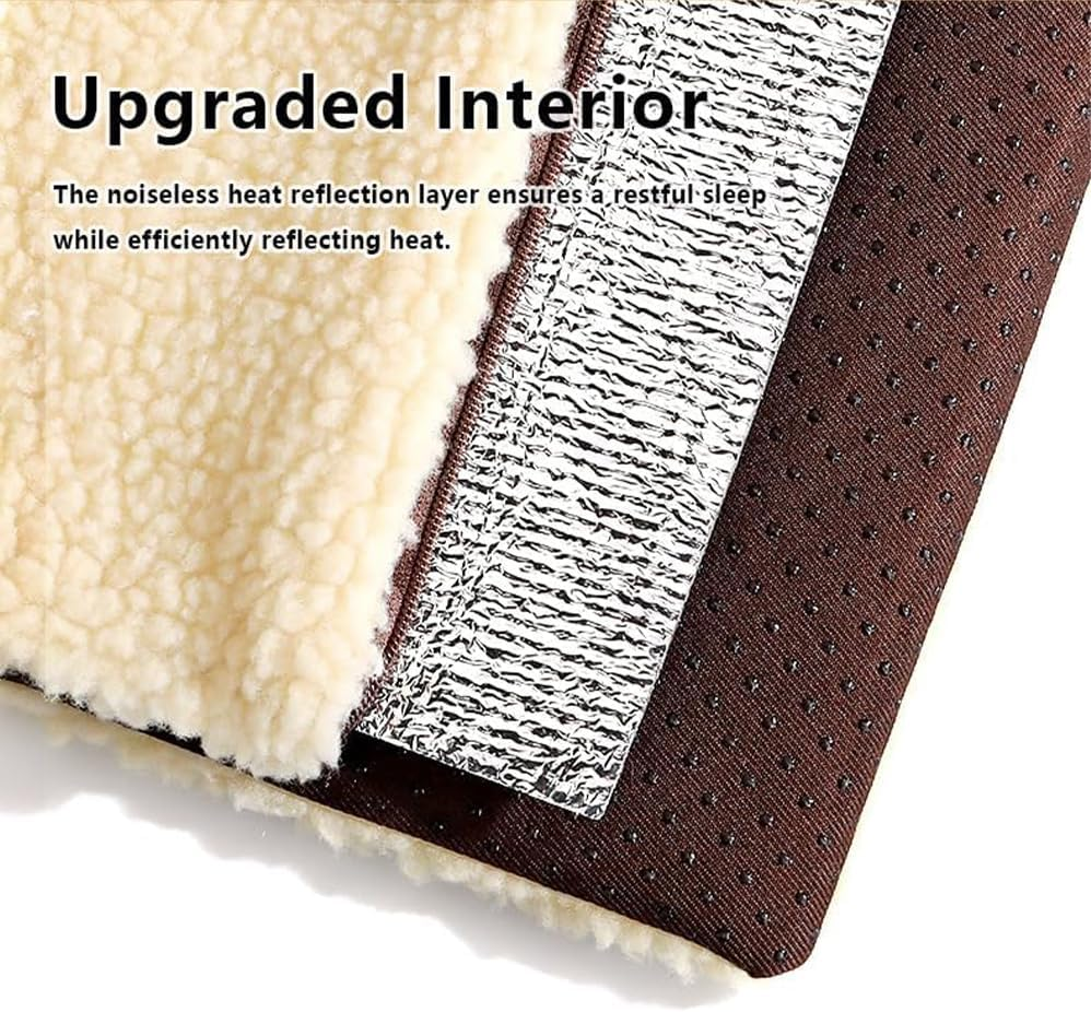 Self Heating Pet Blanket,Pet Heating Pad for Dog & Cat,Cozy, Warm & Comfortable Pet Bed for Cats and Kittens,Self-Warming Design,No Electricity Required,For Medium Small Dogs Kitten image number 4