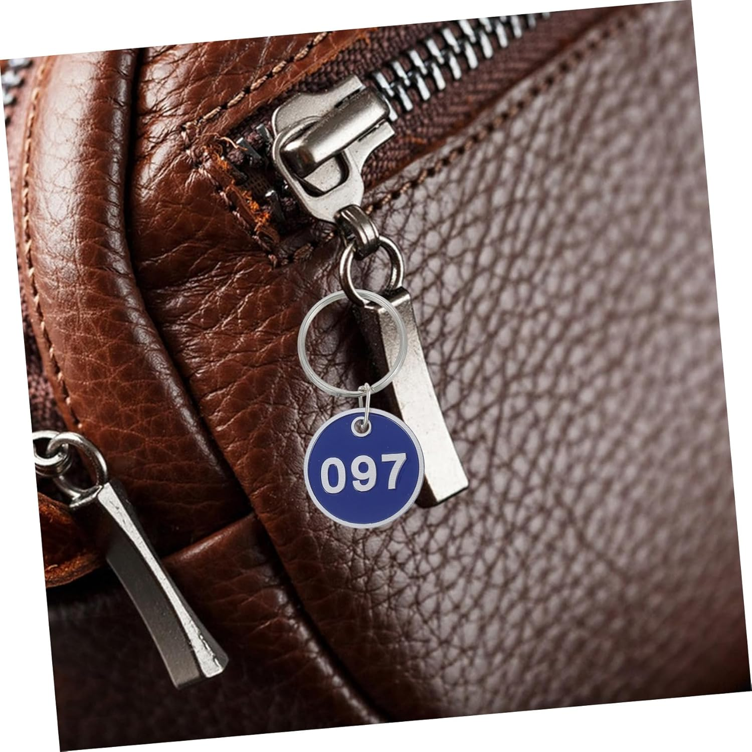 OFFSCH 100Pcs Aluminum Alloy Numbered Key Tags with Metal Rings for Travel Luggage Identification Keychain Tags for Hotel Gym Dormitory Locker Keys and Storage Organization image number 4