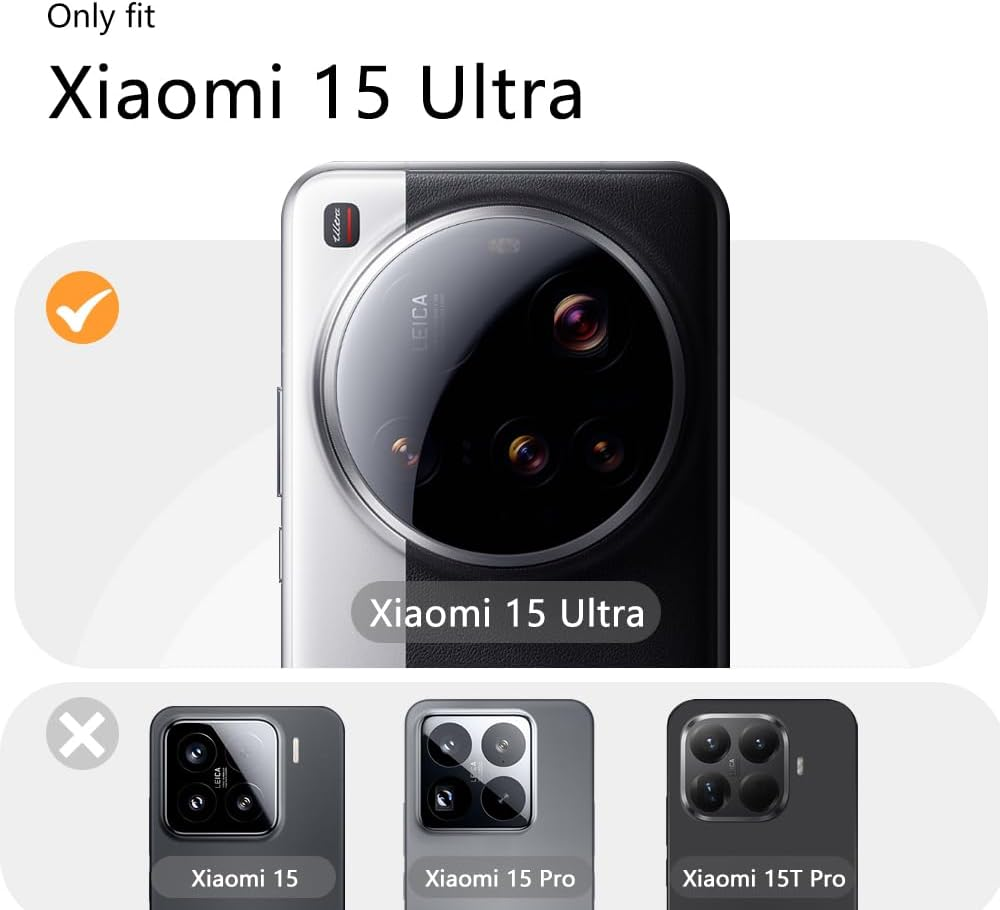 Bastmei Case for Xiaomi 15 Ultra 5G, Ultralight Ultra Thin Scratch-Resistant Non-Slip Camera Protection Matte Texture Hard PC Mobile Phone Case Cover for Xiaomi Mi 15 Ultra - Grey