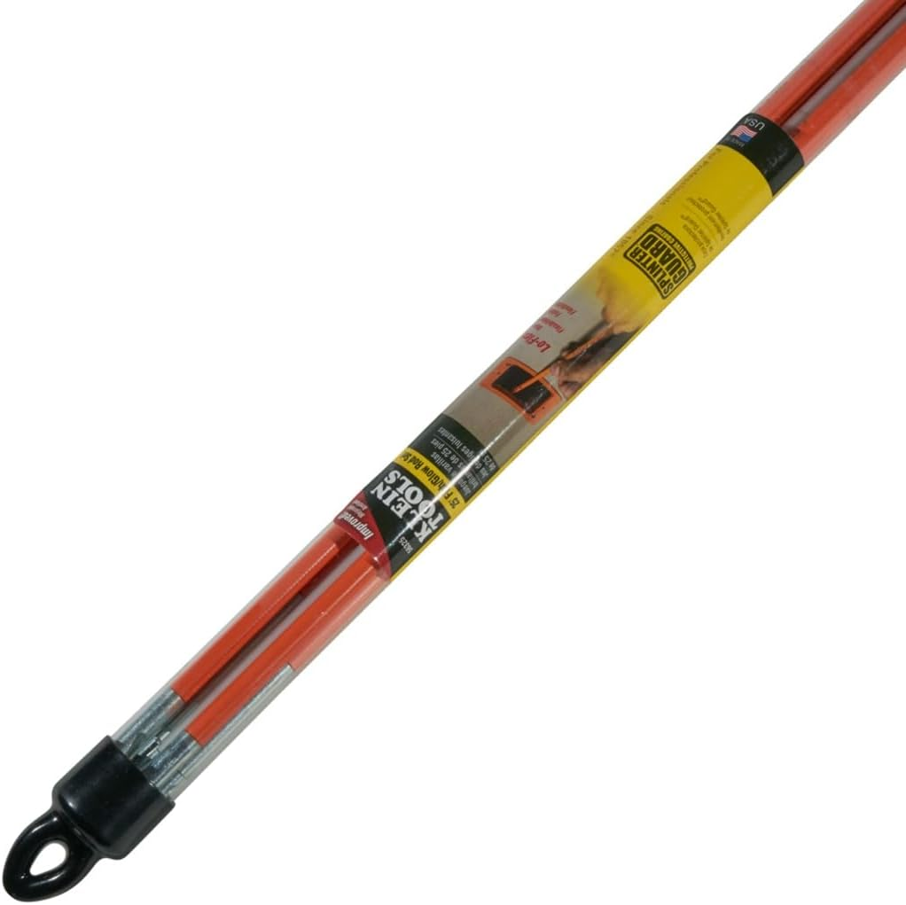 KLEIN TOOLS Fish and Glow Rod Set, Extra Durable, Lightweight and Available in a Variety of Lengths and Flexibilities, 56325, 25-Feet