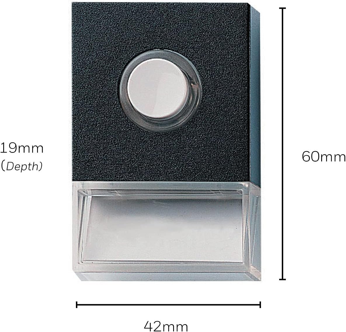 Friedland Illuminated Door Bell Press image number 1