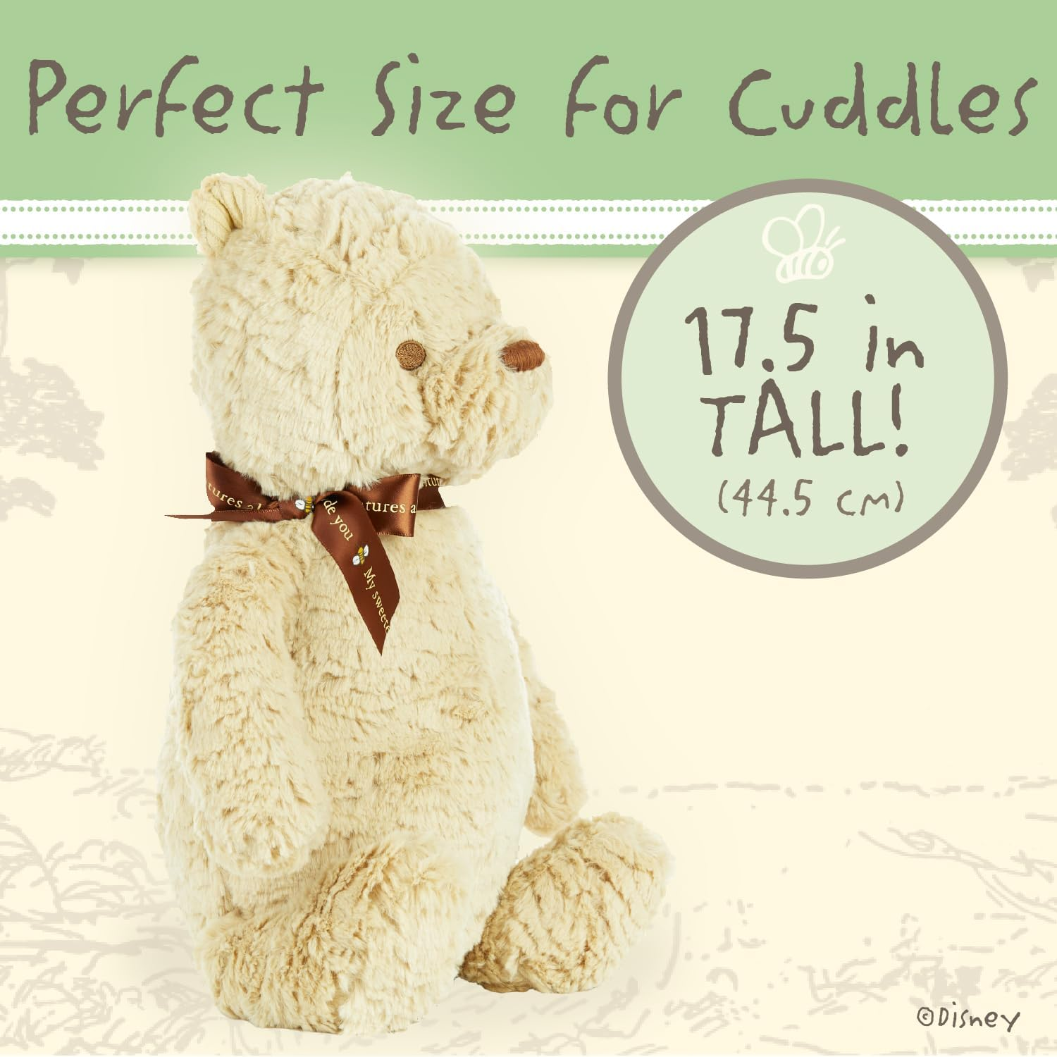 Disney Baby Classic Winnie the Pooh Stuffed Animal Plush Toy, 17.5 Inches image number 3