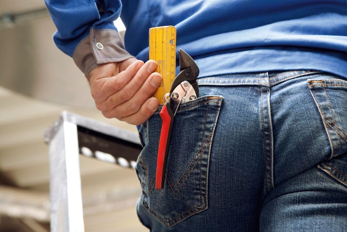 ERDI Ideal-Blechschere, Sehr Klein Mit 2-Komponenten-Griff Links 180 Mm image number 4