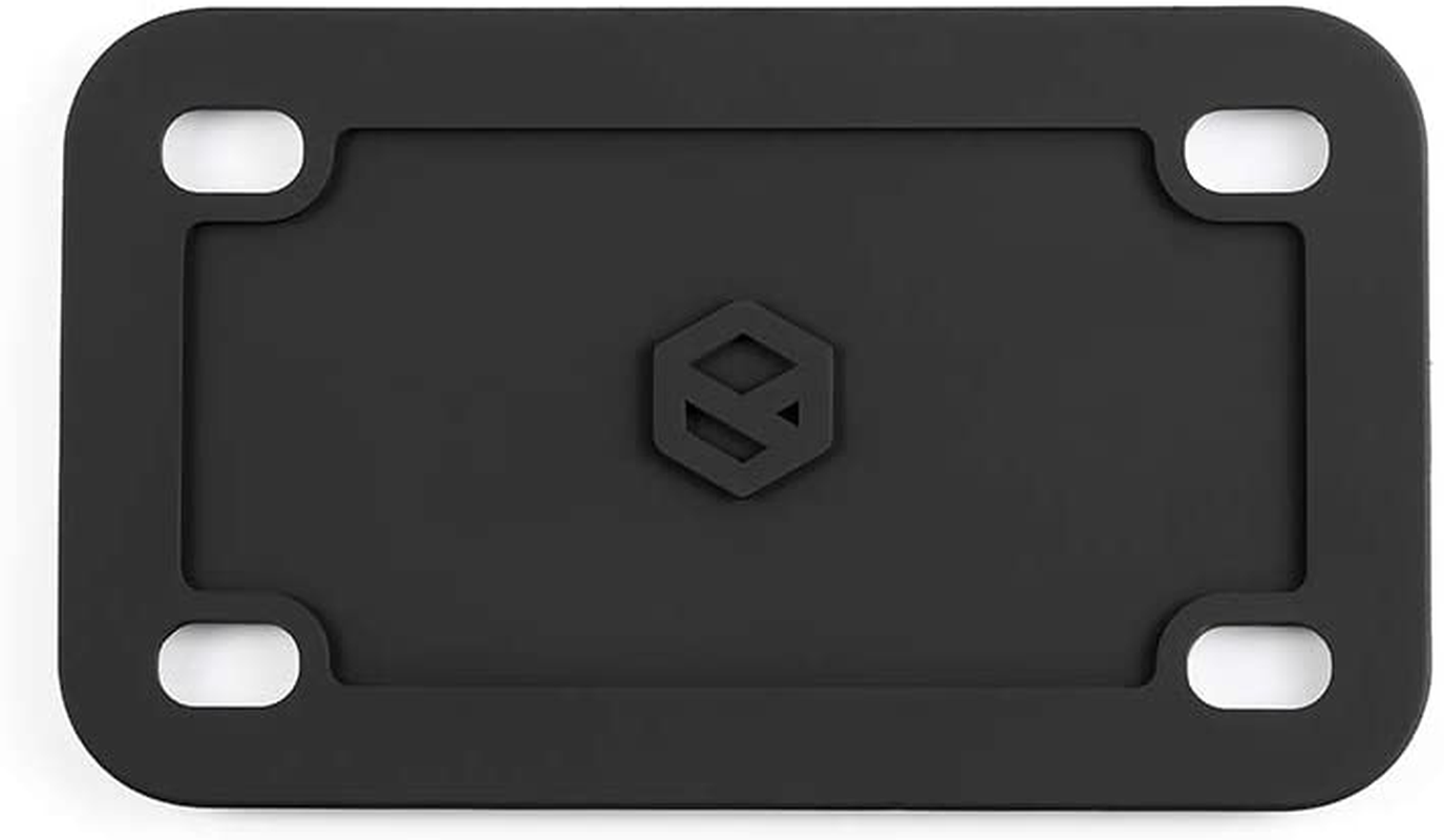 Rightcar Solutions Motorcycle the Original Premium Grade Silicone Bike Plate Frame | Rust Proof, Rattle Proof, Weather Proof License Plate Holder (Black) - Green image number 2