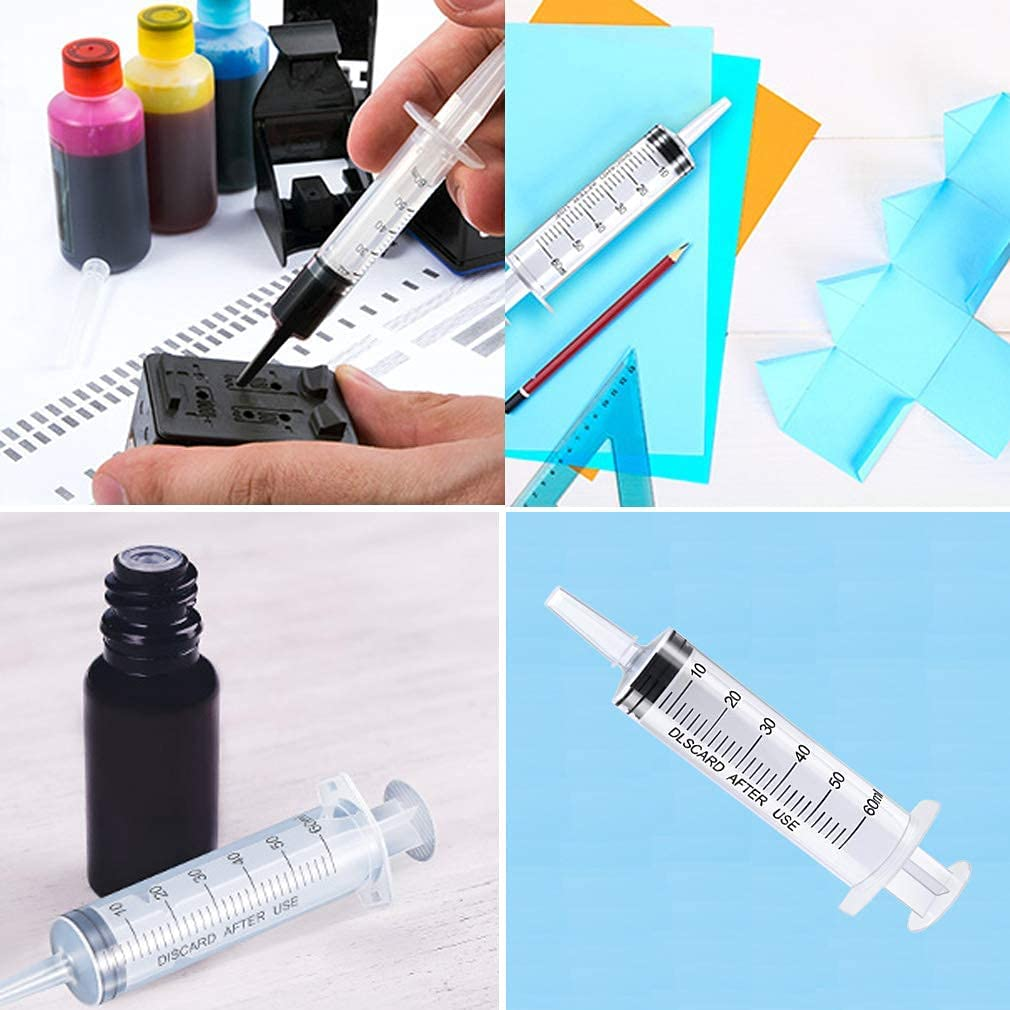 60Ml Syringe with Caps (2Pcs) image number 1