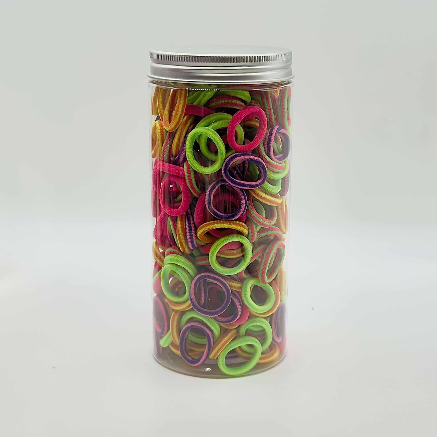 250Pcs High Elastic Hair Bands Hair Ties Ring, Soft and Gentle, Perfect for Babes & Kids,Come with Storage Jar (#12) - 01 image number 4