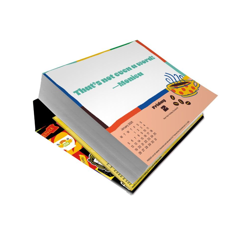 OFFICIAL FRIENDS PAGE a DAY DESK BLOCK 2026 CALENDAR | Television Series Movies image number 1