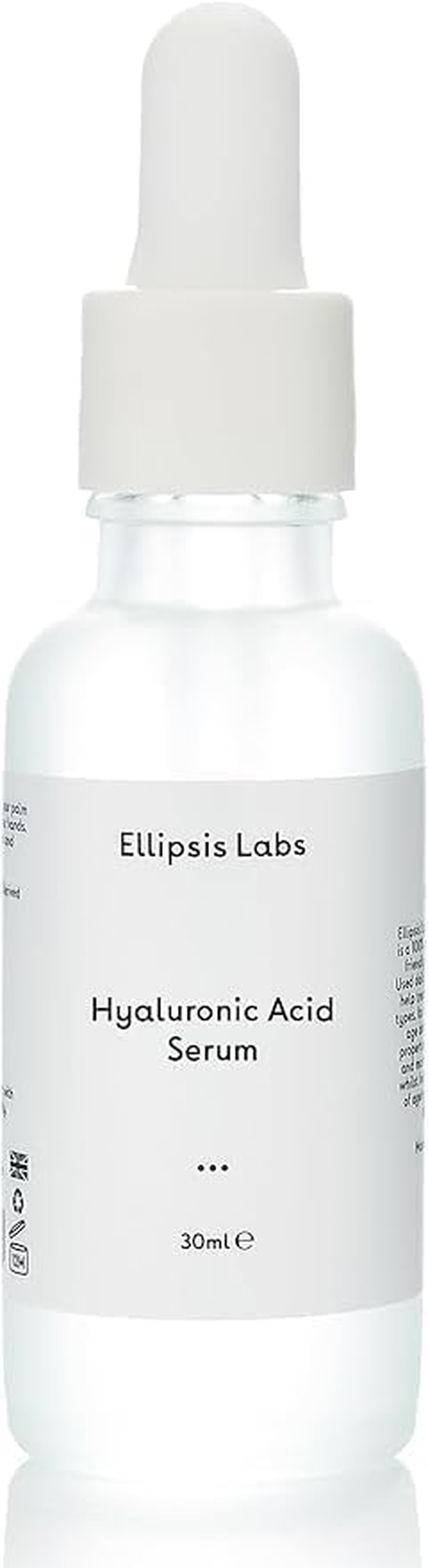 Hyaluronic Acid Serum by Ellipsis Labs &ndash; Vegan-Friendly Facial Serum for Intense Hydration and Moisture, Improves Elasticity, Softens Skin, Non-Greasy Formula for All Skin Types, 30Ml image number 2