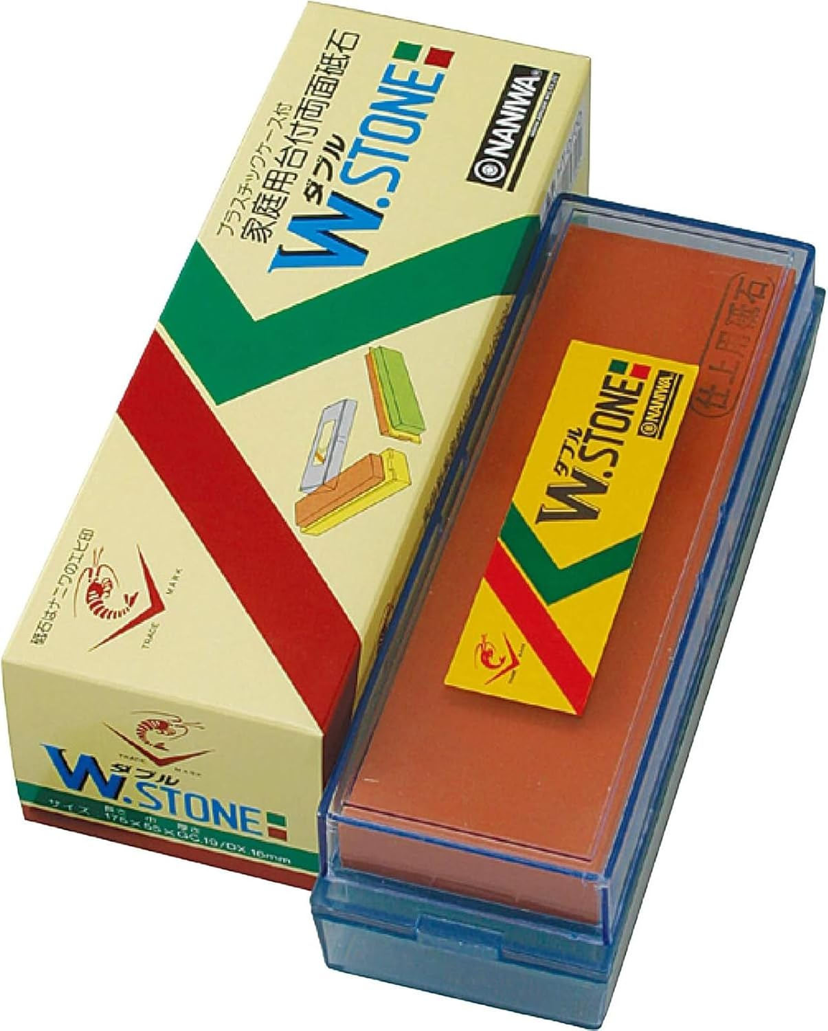 Naniwa Abrasive Mfg Lobster Mark W Stone GC/DX HT-0100 #220 and #1000 (Japan Import) image number 2