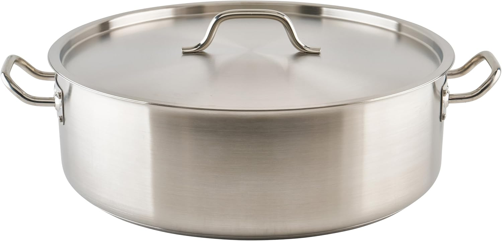 Winware - Stainless Steel 25 Quart Brasier with Cover image number 2