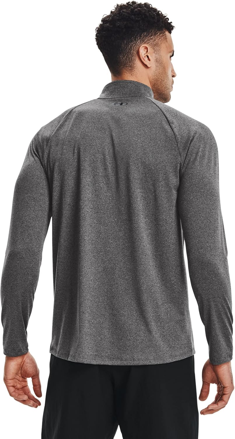 Under Armour Men'S Tech 2.0 1/2 Zip-Up T-Shirt Shirt, Academy Blue (409 Steel, X-Large US image number 5