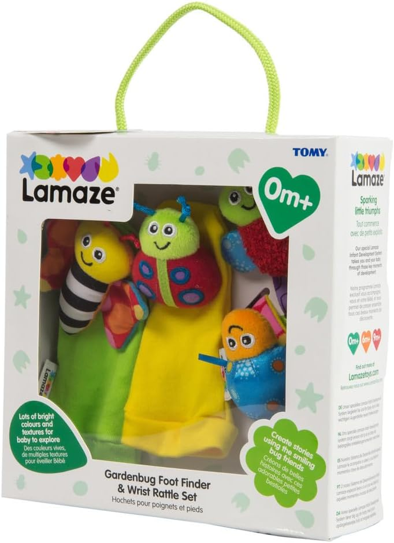 Lamaze Gardenbug Footfinder & Wrist Rattle Set