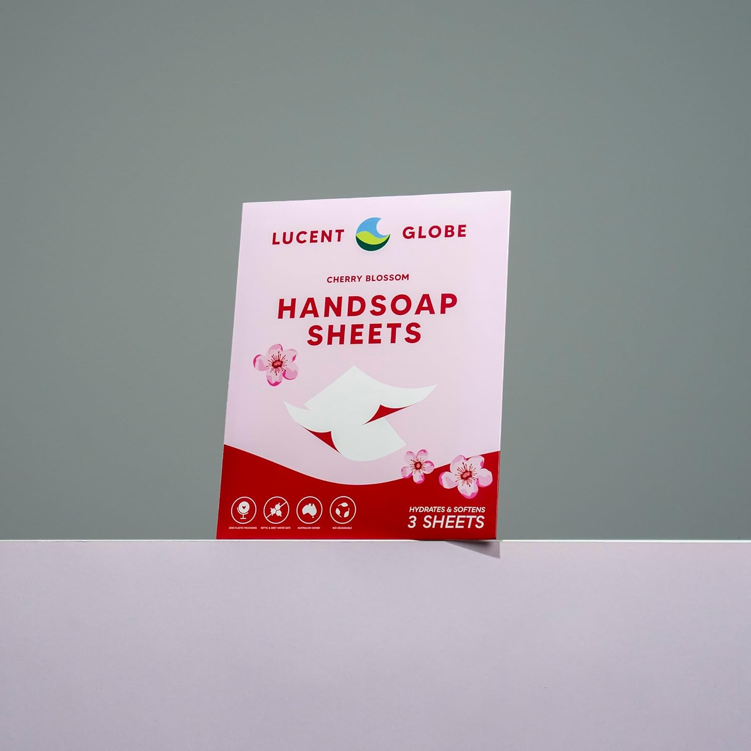 Lucent Globe Foaming Hand Soap Sheets - Foaming Hand Soap Refill. Fresh Cherry Blossom Scent. image number 5