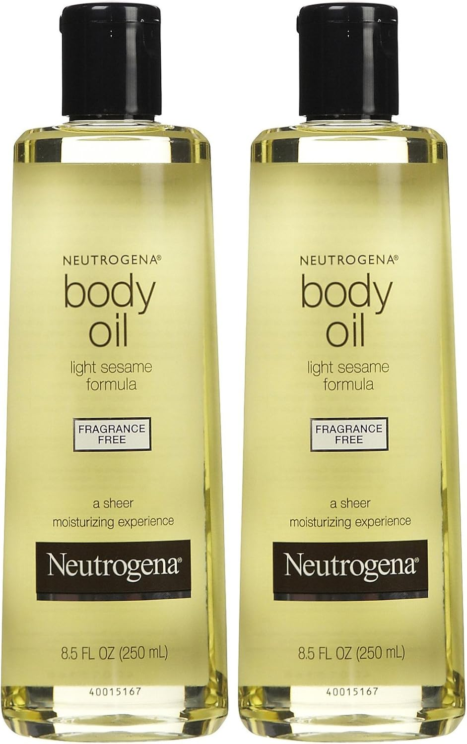 Neutrogena Body Oil, Fragrance Free, 8.5 Fl Oz (Pack of 2) image number 1