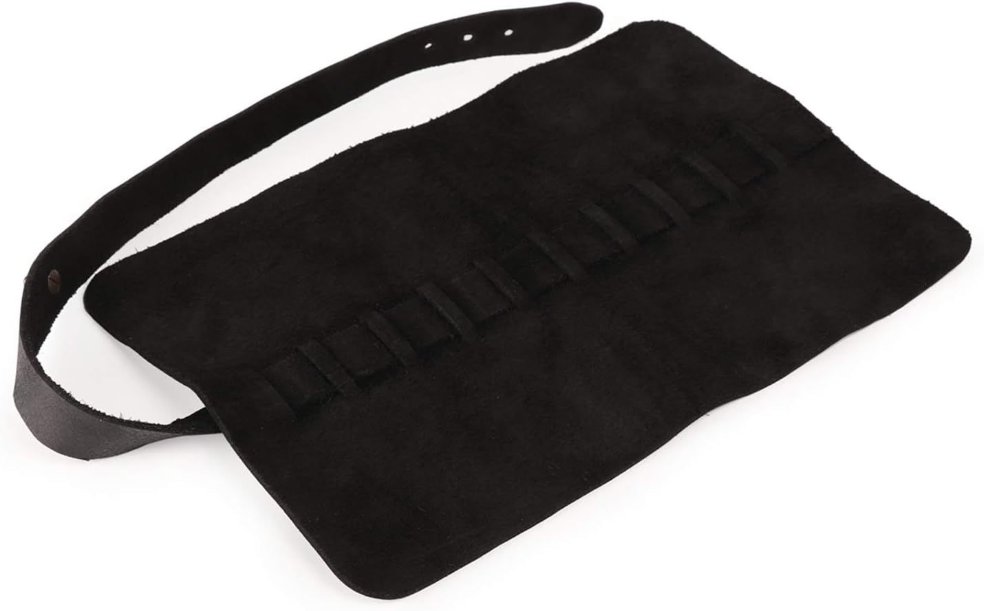 Londo Genuine Leather Pen and Pencil Roll Case - Brown image number 7