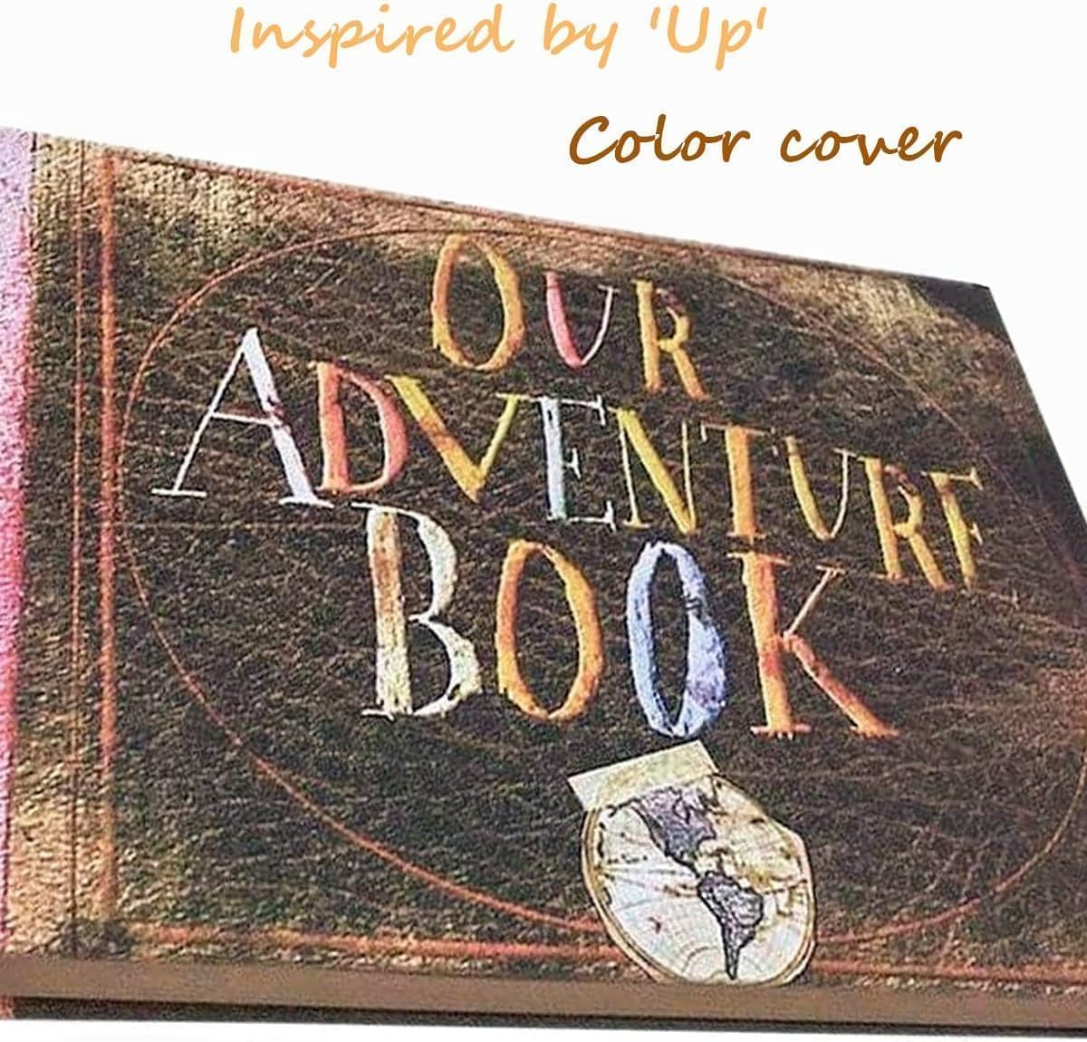 Adventure Book Handcrafted Diary Photo Scrapbook,Tailored for Preserving Cherished Moments,Ideal for Couples' Anniversaries,Weddings,Globetrotters,Birthdays,Christmas & Note-Taking image number 3