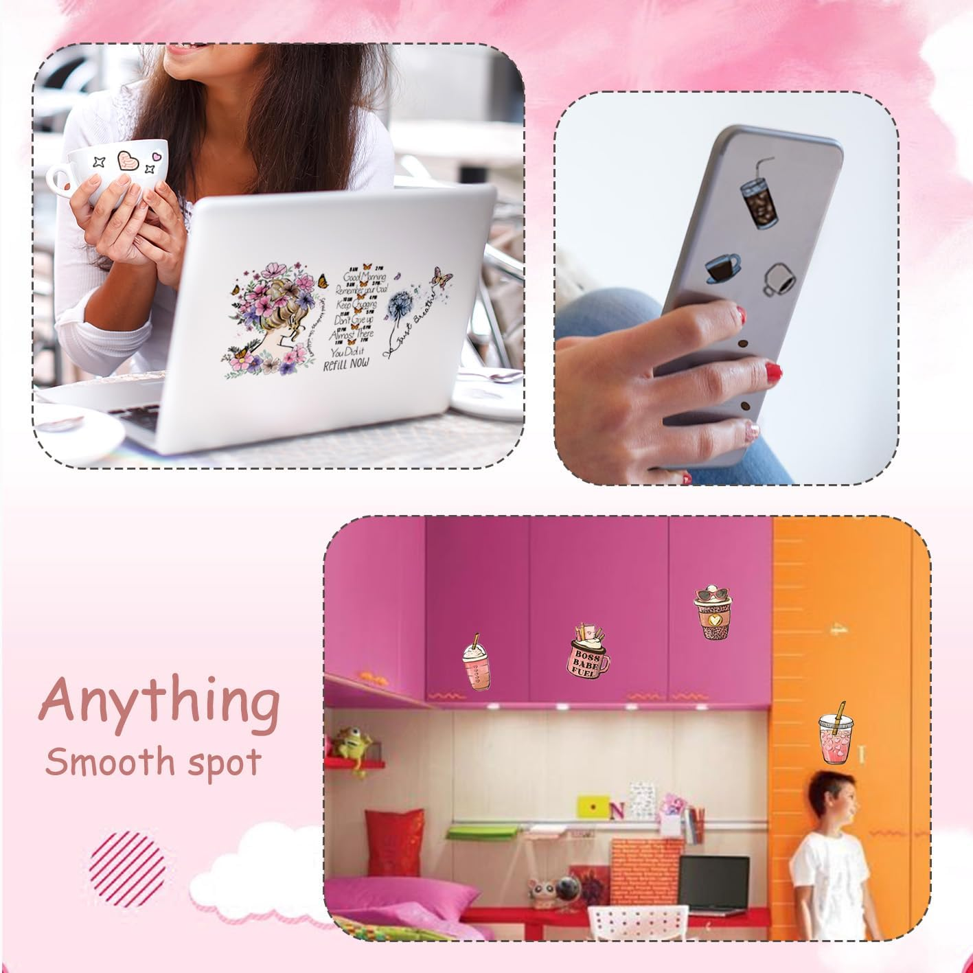 UV DTF Cup Wrap Transfer Sticker for Glass, 15Sheets Rub on Transfers Stickers for Crafting Furniture-Diy Waterproof Decals UV DTF Transfer Sticker for 16OZ Libbey Glass Cups (Mix 2)