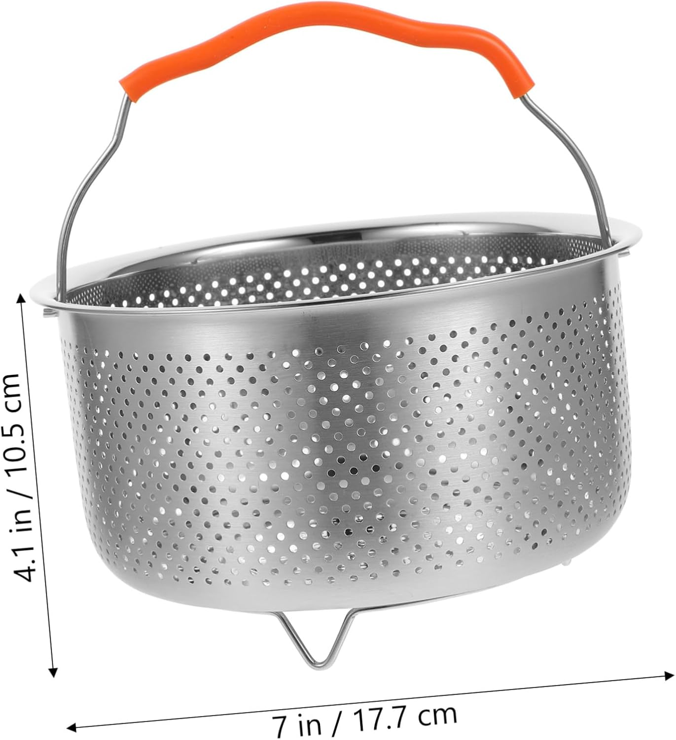 FUNOMOCYA Stainless Steel Steamer Rack Versatile Steaming Basket for Rice Cookers and Pots Food Steaming Holder for Healthy Cooking and Vegetable Preparation image number 3