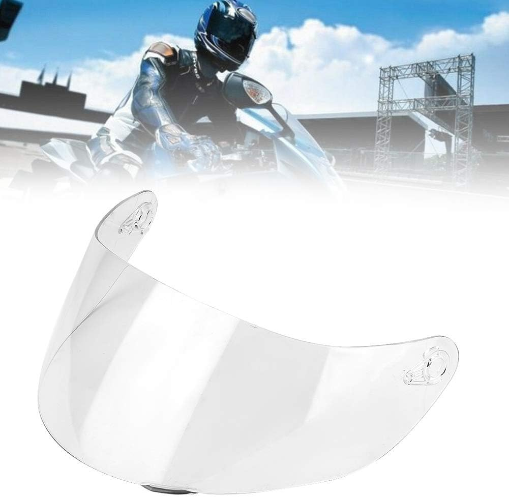 Helmet Visor for Agv,Akozon Motorcycle Wind Shield Helmet Lens Visor Shield Full Face Fit for AGV K1 K3 SV K5 K5-S (Transparent) for Agv K5 S Visor Agv Helmet