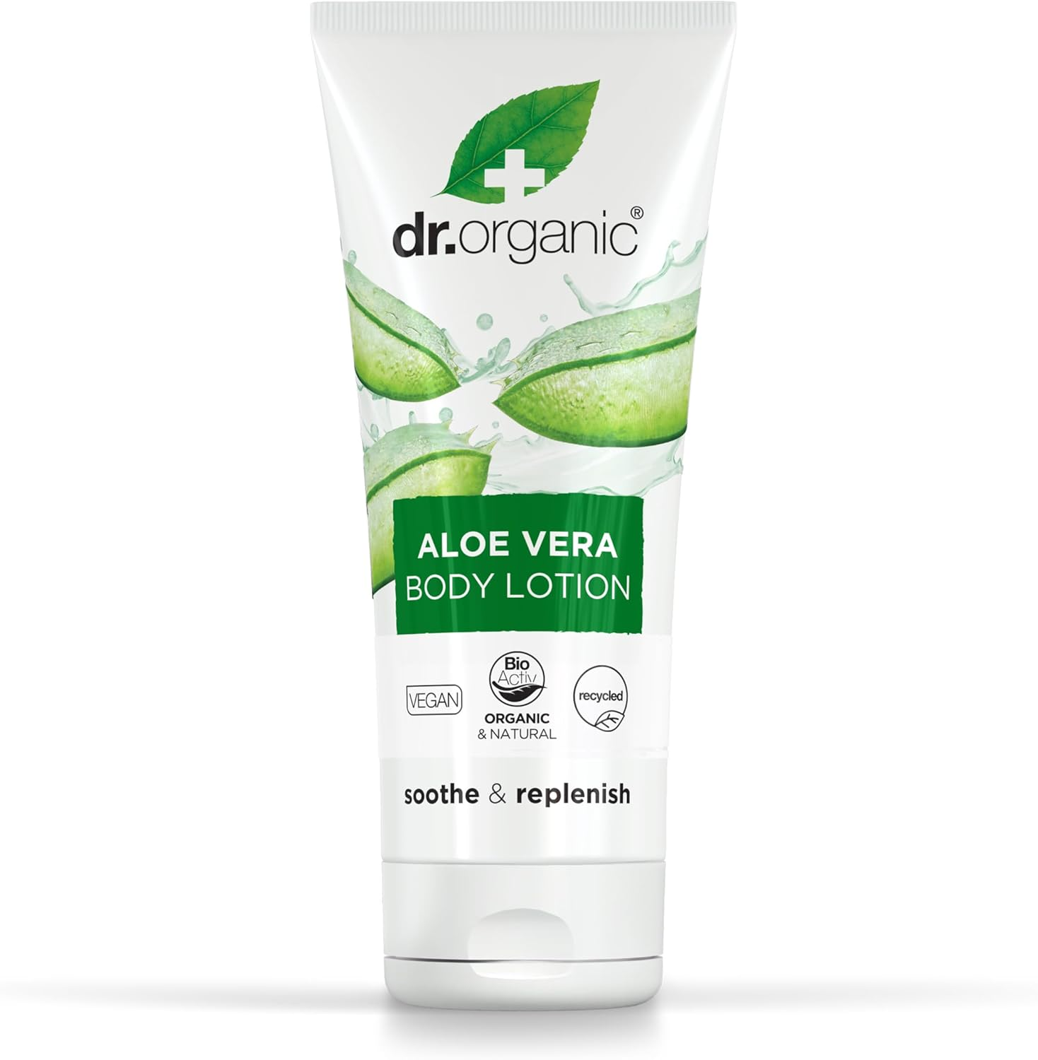 Dr Organic Aloe Vera Lotion, Moisturising, Mens, Womens, All Skin Types, Natural, Vegan, Cruelty-Free, Paraben & Sls-Free, Recycled & Recyclable, Organic, 200Ml, Packaging May Vary image number 2